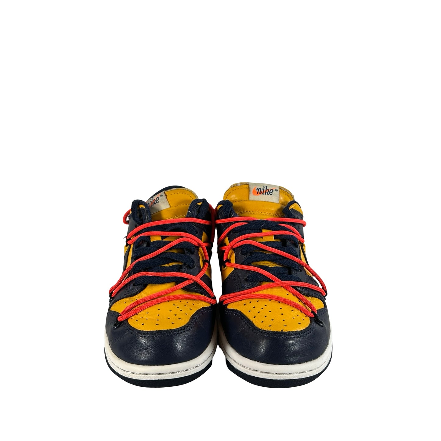 CT0856 700 Dunk Low Off-White University Gold [USED] - 5 M (Used)