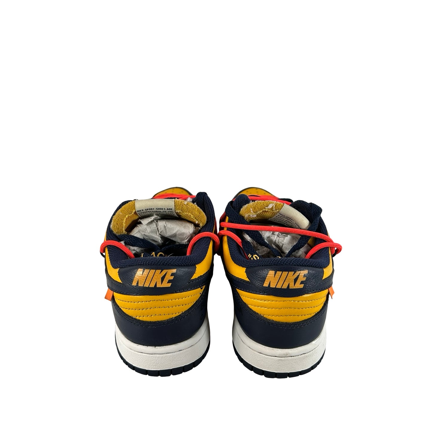 CT0856 700 Dunk Low Off-White University Gold [USED] - 5 M (Used)