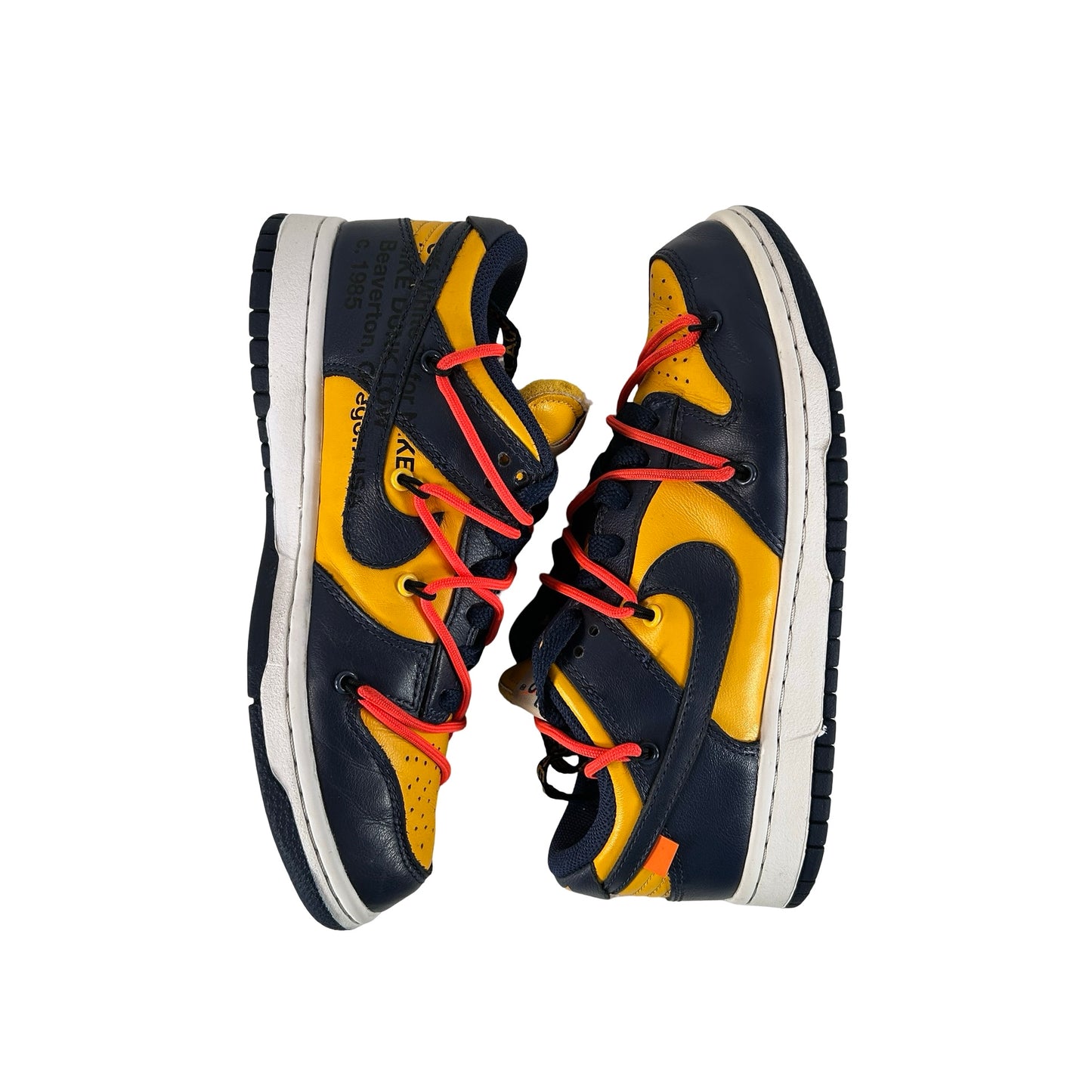 CT0856 700 Dunk Low Off-White University Gold [USED] - 5 M (Used)