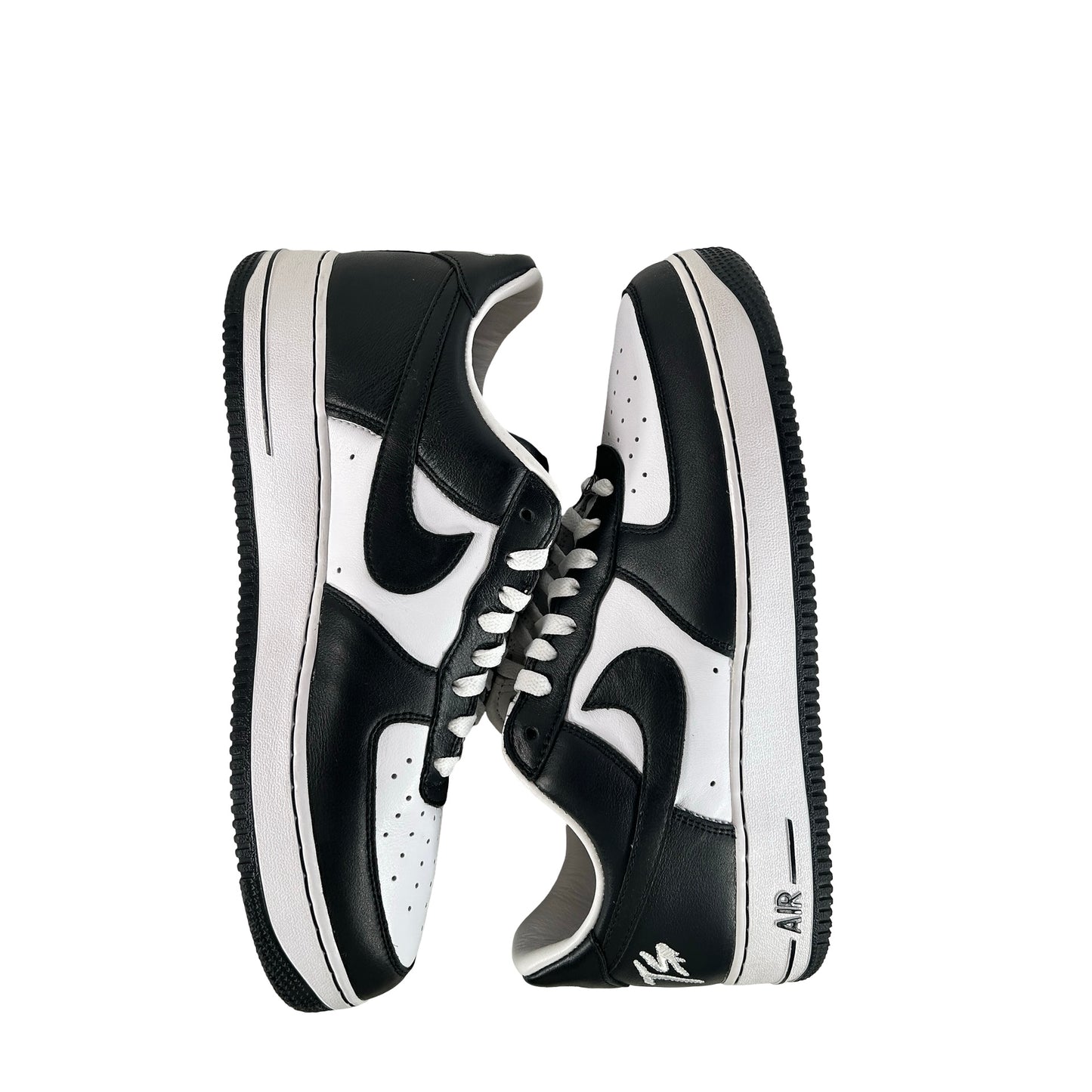 FJ5756 100 Nike Air Force 1 Low Terror Squad Blackout [USED] - 12 M (Used) (No Box)