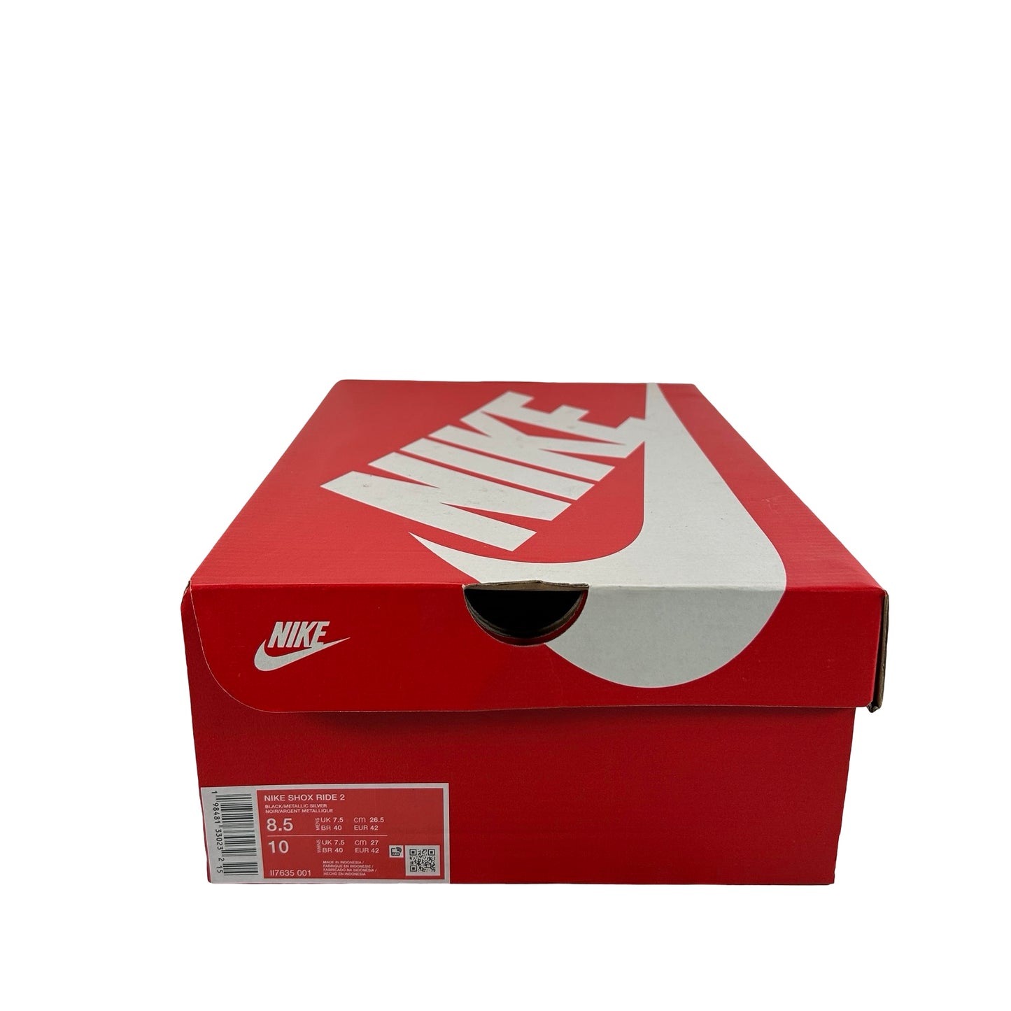 II7635 001 Nike Shox Ride 2 Black University Red [USED] - 8.5 M (Used)
