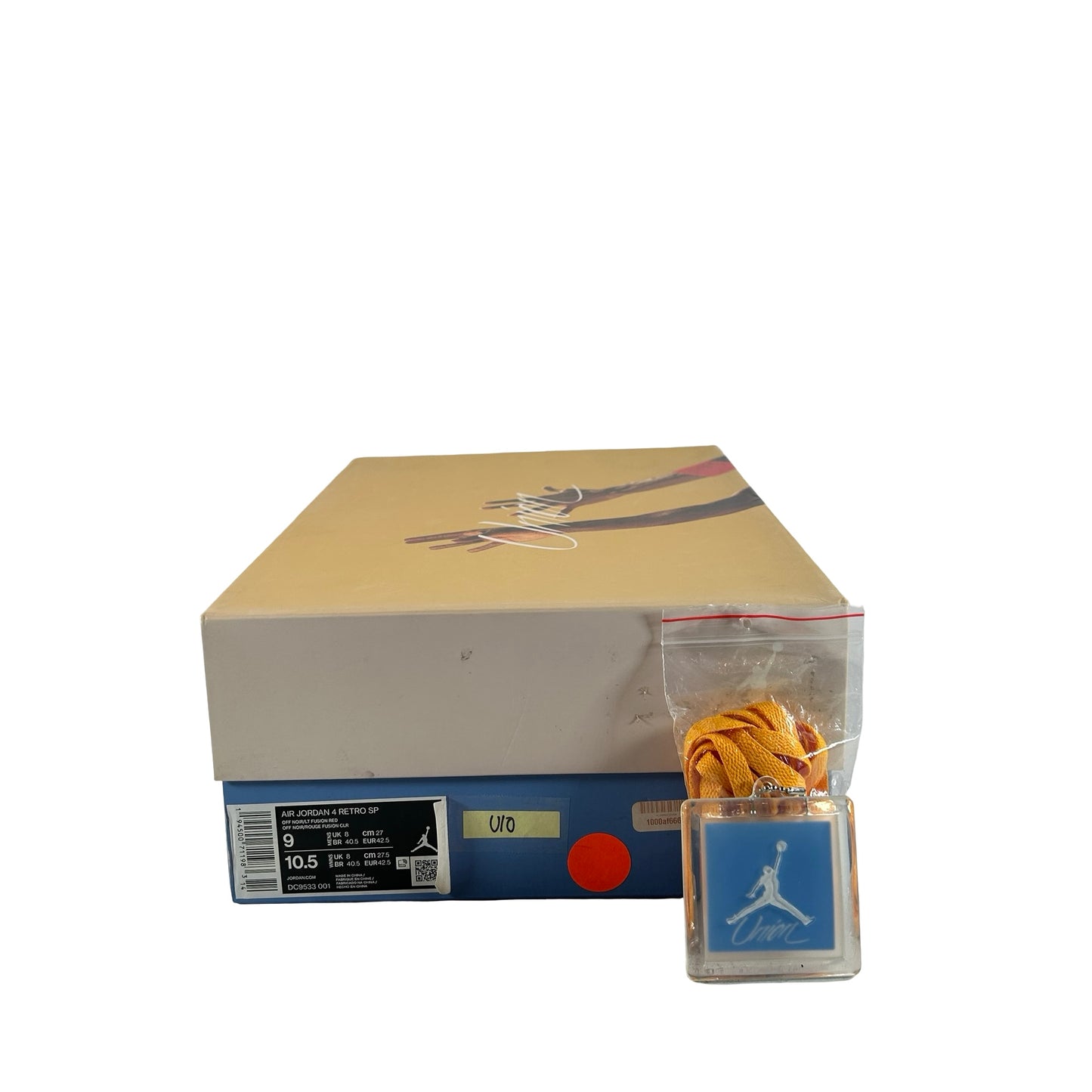 DC9533 001 Jordan 4 Retro Union Off Noir [USED] - 9 M (Used10)