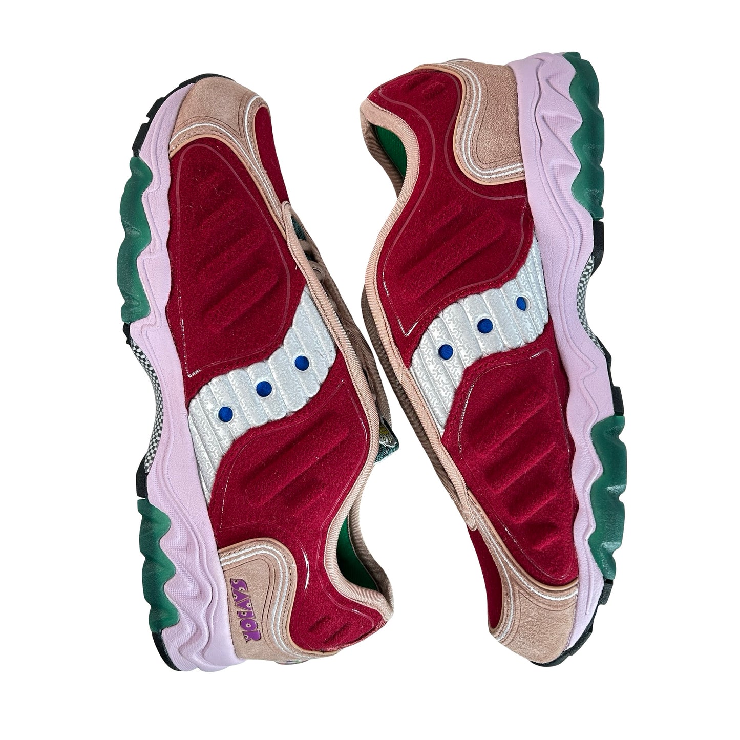 S70922 1 Saucony Matrix Jae Tips No Shoes In The House Burgundy [USED] - 12 M (Used)