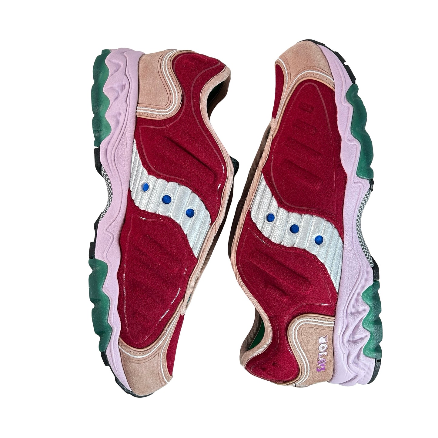 S70922 1 Saucony Matrix Jae Tips No Shoes In The House Burgundy [USED] - 12 M (Used)