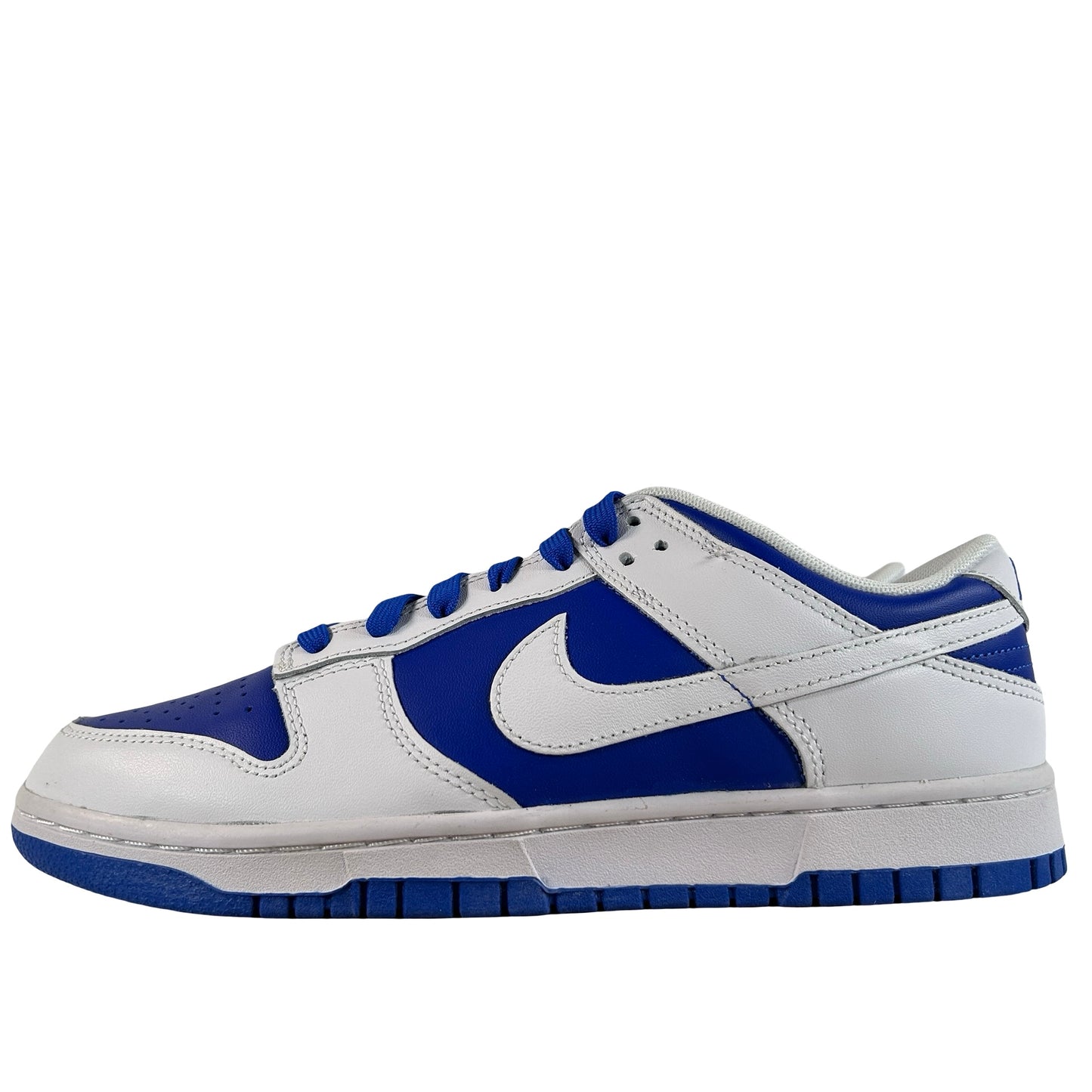 DD1391 401 Nike Dunk Low Racer Blue White [CONDITIONAL] - 9 M (Ashy Soles) (Damaged Box)