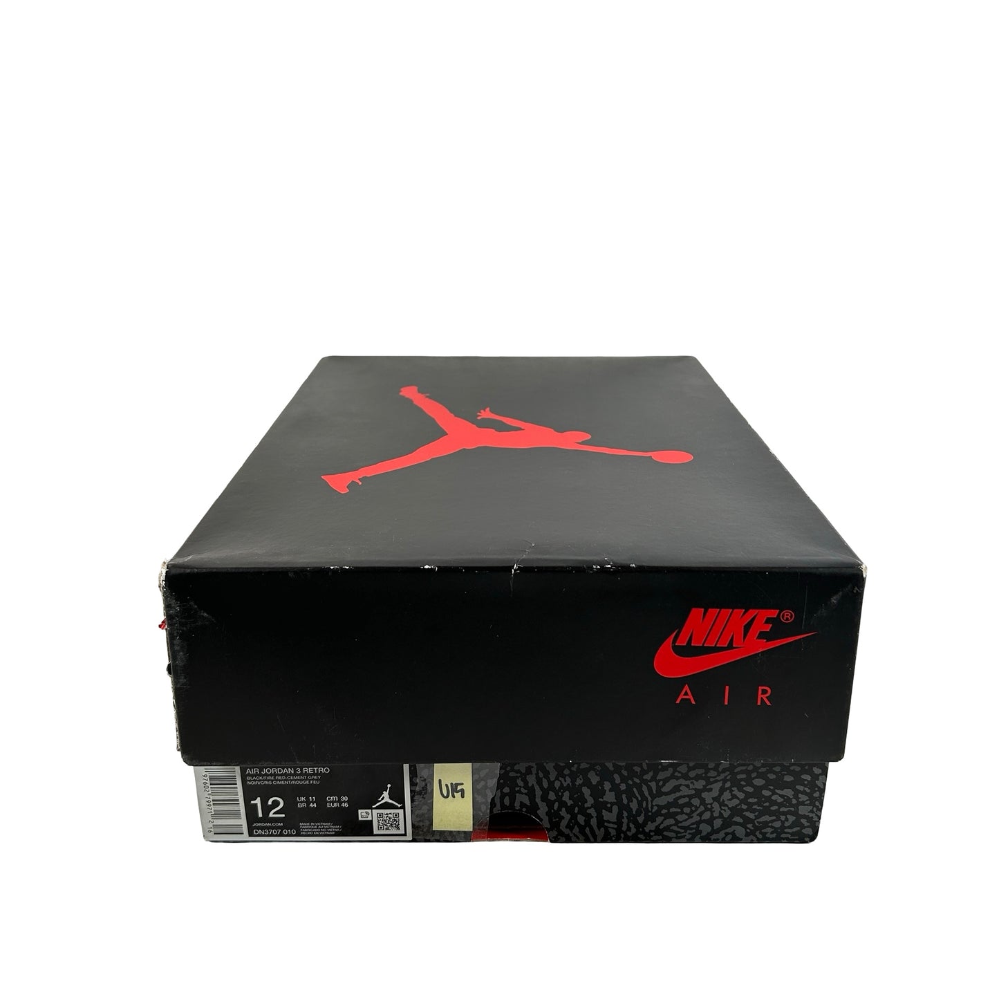 DN3707 010 Jordan 3 Retro Black Cement Reimagined (2024) [USED] - 12 M (Used15)