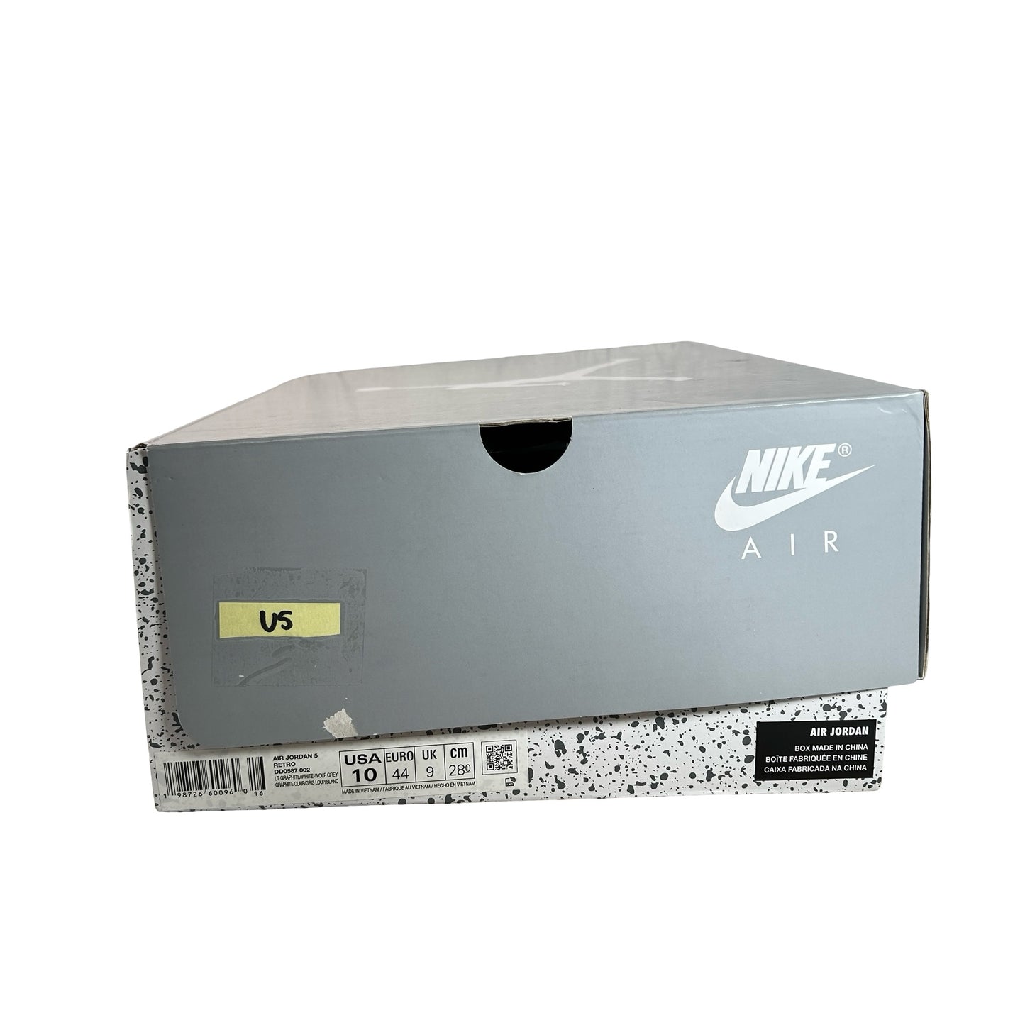 DD0587 002 Jordan 5 Retro Wolf Grey (2026) [USED] - 10 M (Used5)