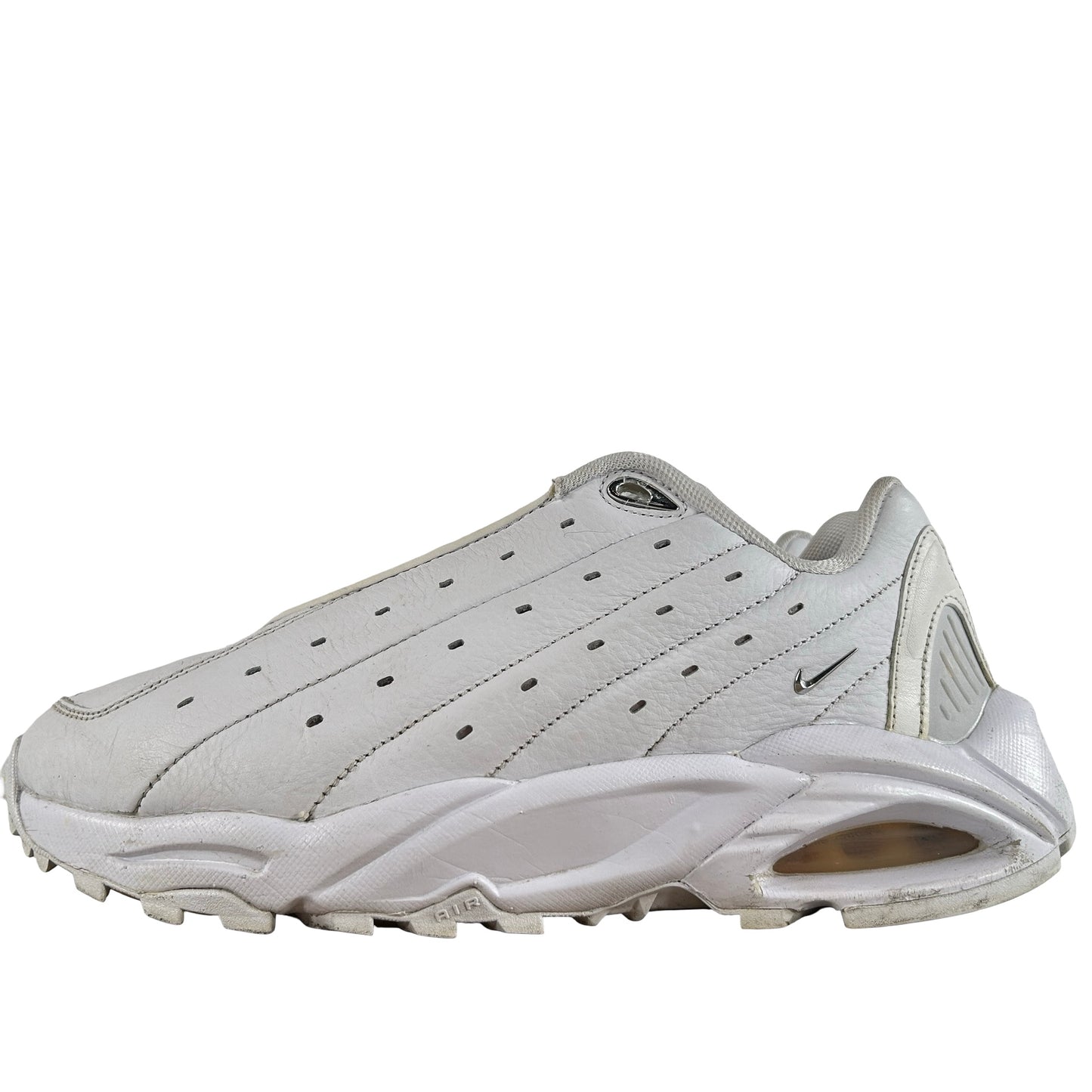 DM0879 100 Nike NOCTA Glide Drake White Chrome [USED] - 9.5 M (Used)