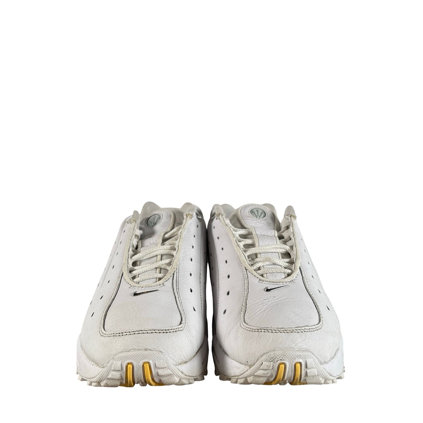 DM0879 100 Nike NOCTA Glide Drake White Chrome [USED] - 9.5 M (Used)