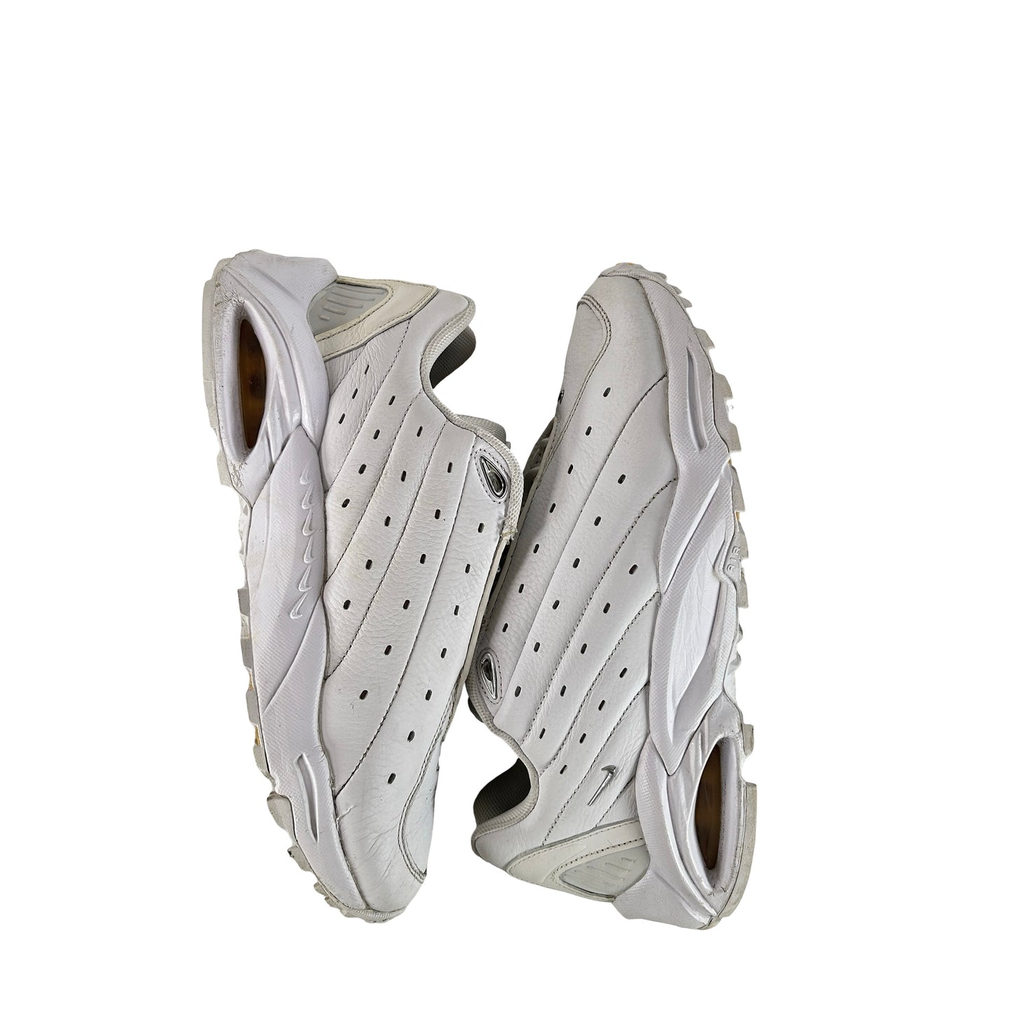 DM0879 100 Nike NOCTA Glide Drake White Chrome [USED] - 9.5 M (Used)