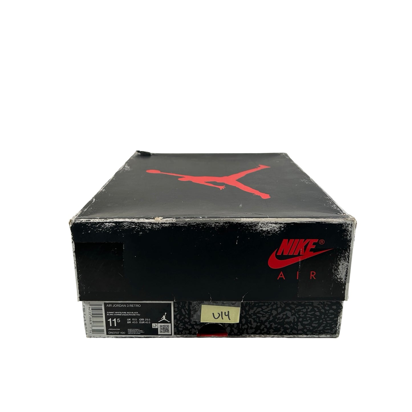 DN3707 100 Jordan 3 Retro White Cement Reimagined [USED] - 11.5 M (Used14)
