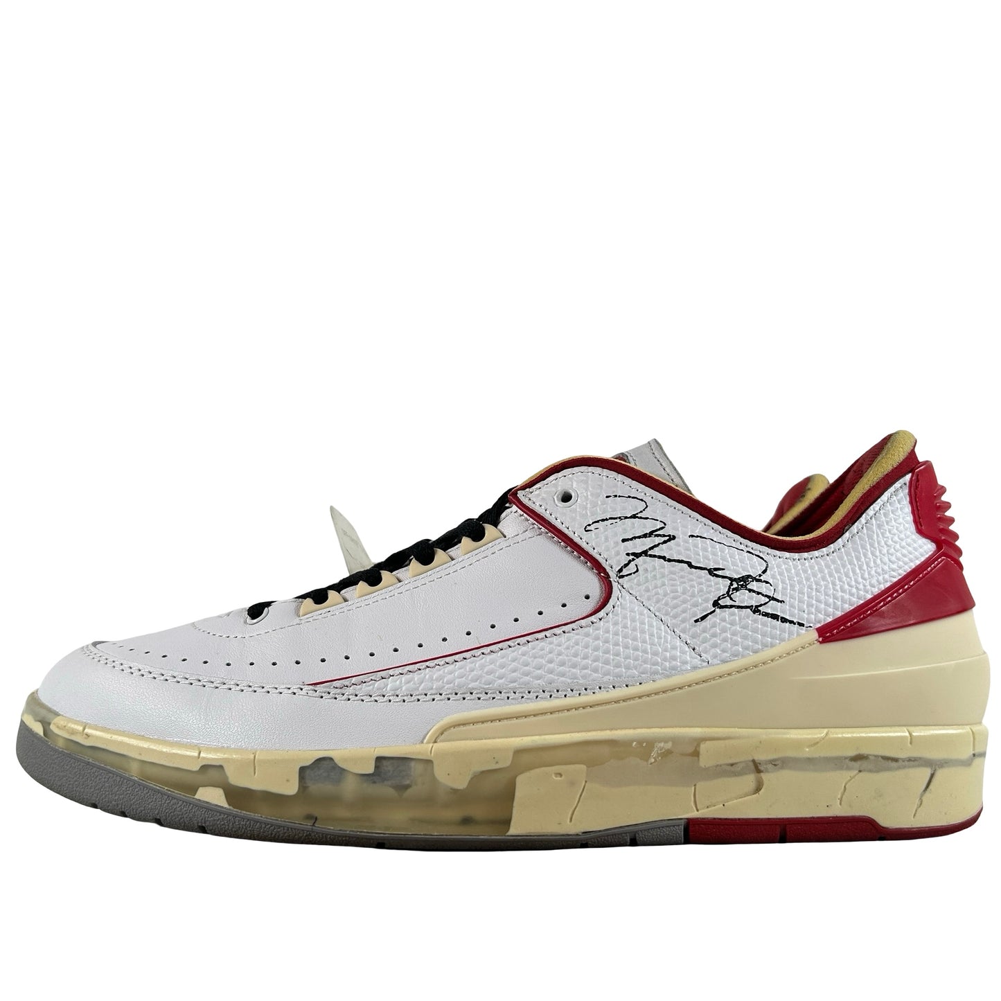 DJ4375 106 Jordan 2 Retro Low SP Off-White White Red [USED] - 11.5 M (Used2)