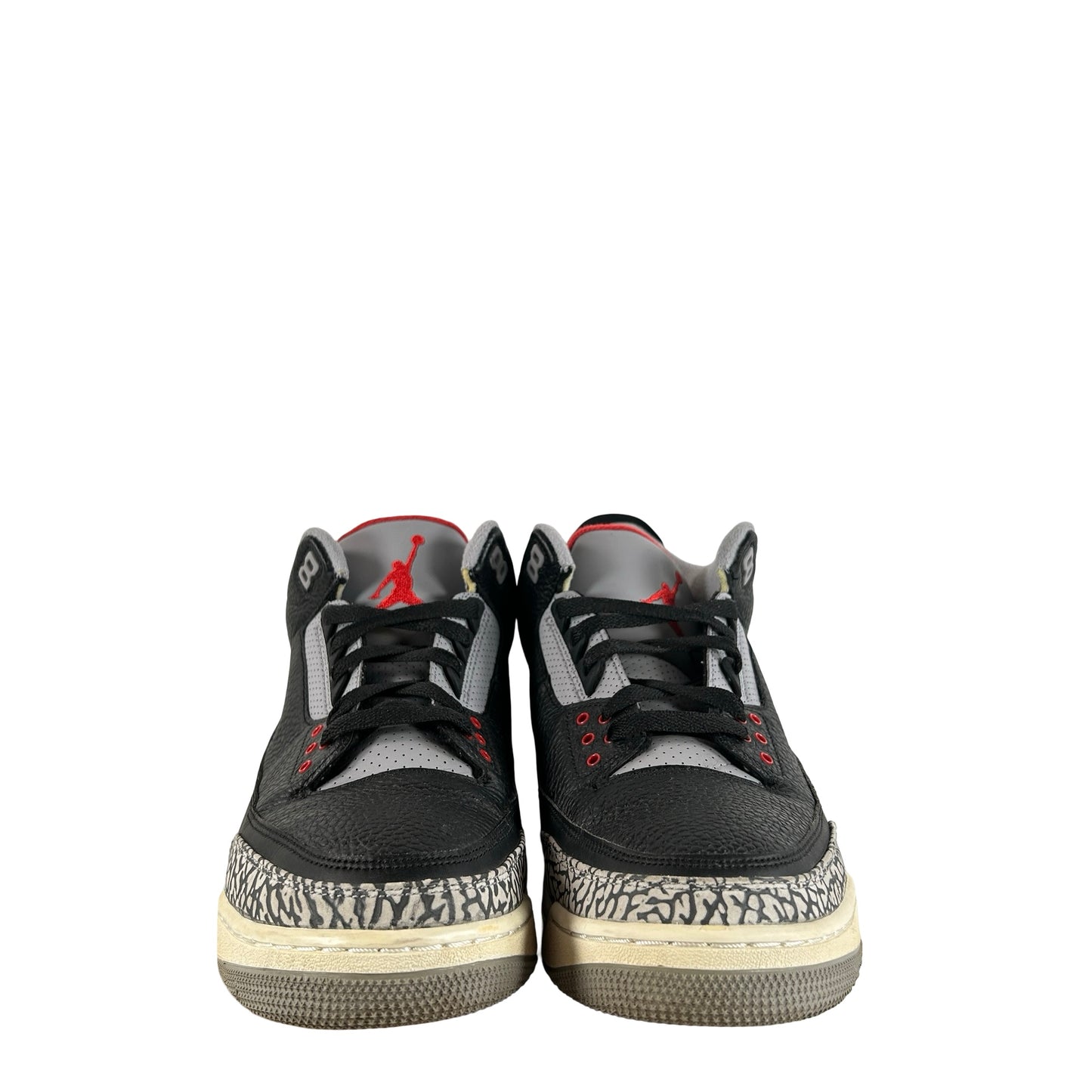854262 001 Jordan 3 Black Cement 2018 [USED] - 13 M (Used) (Replace Box)