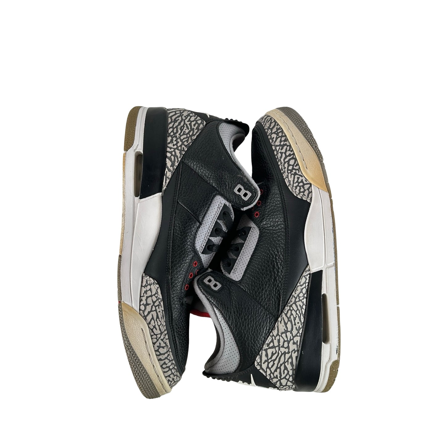 854262 001 Jordan 3 Black Cement 2018 [USED] - 13 M (Used) (Replace Box)