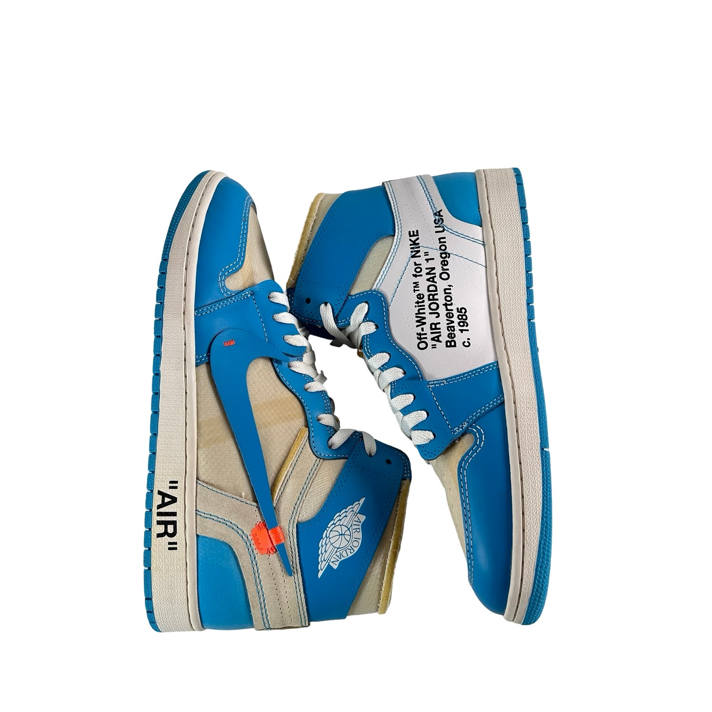 AQ0818 148 Jordan 1 Retro High Off-White UNC [USED] - 12 M (Used) (No Box)