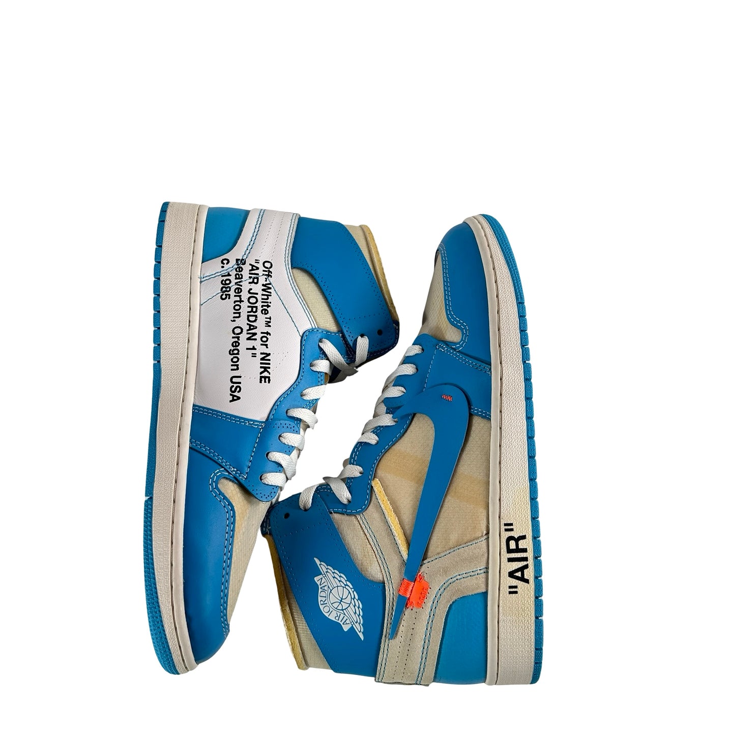 AQ0818 148 Jordan 1 Retro High Off-White UNC [USED] - 12 M (Used) (No Box)