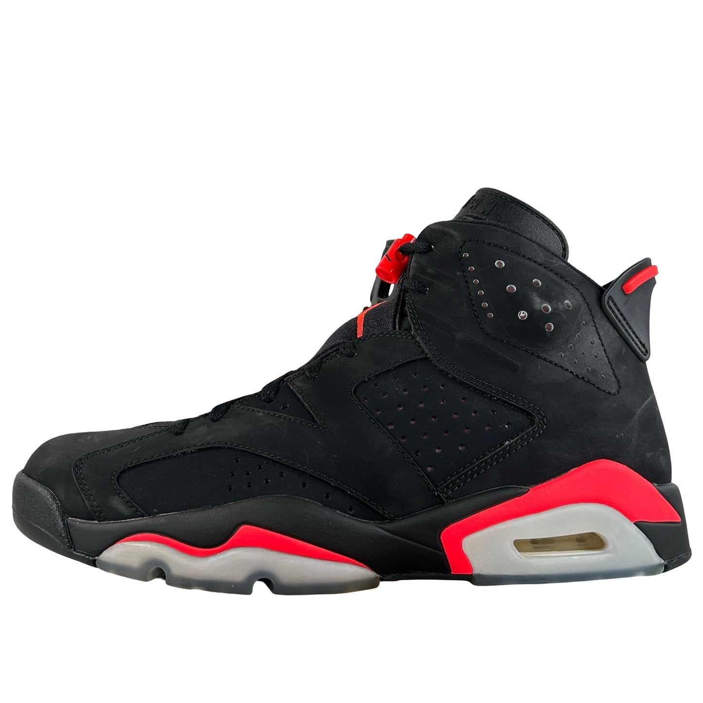 384664 023 Jordan 6 Retro Infrared Black (2014) [CONDITIONAL] - 10 M (Ashy Uppers) (Yellowing Soles)