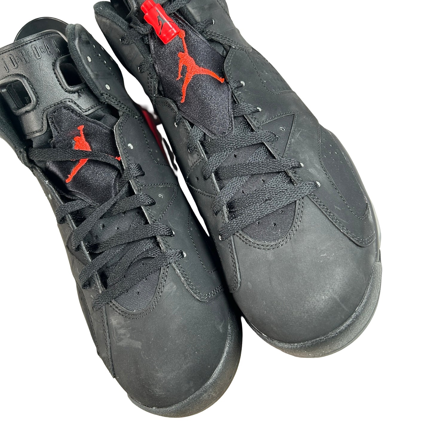 384664 023 Jordan 6 Retro Infrared Black (2014) [CONDITIONAL] - 10 M (Ashy Uppers) (Yellowing Soles)
