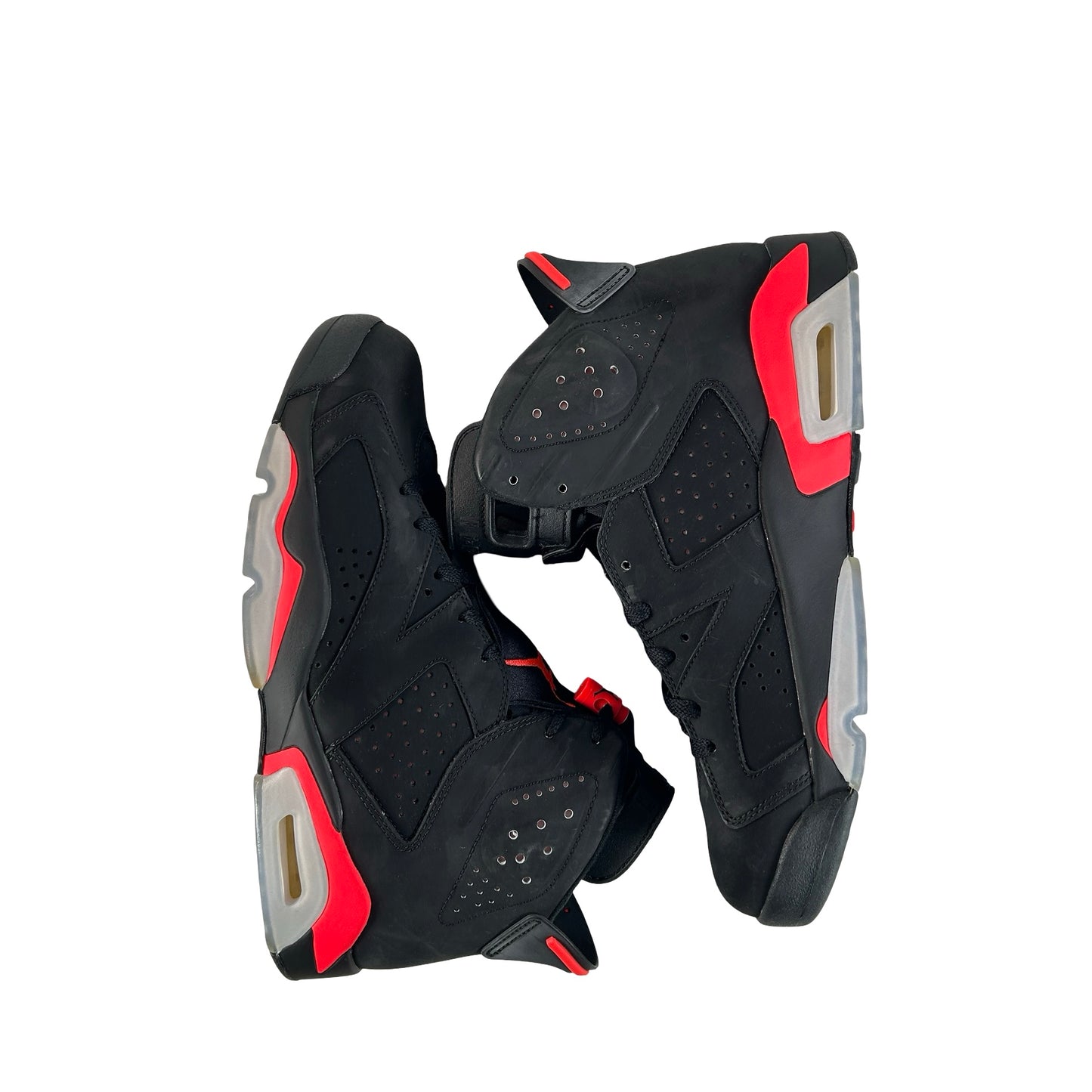 384664 023 Jordan 6 Retro Infrared Black (2014) [CONDITIONAL] - 10 M (Ashy Uppers) (Yellowing Soles)