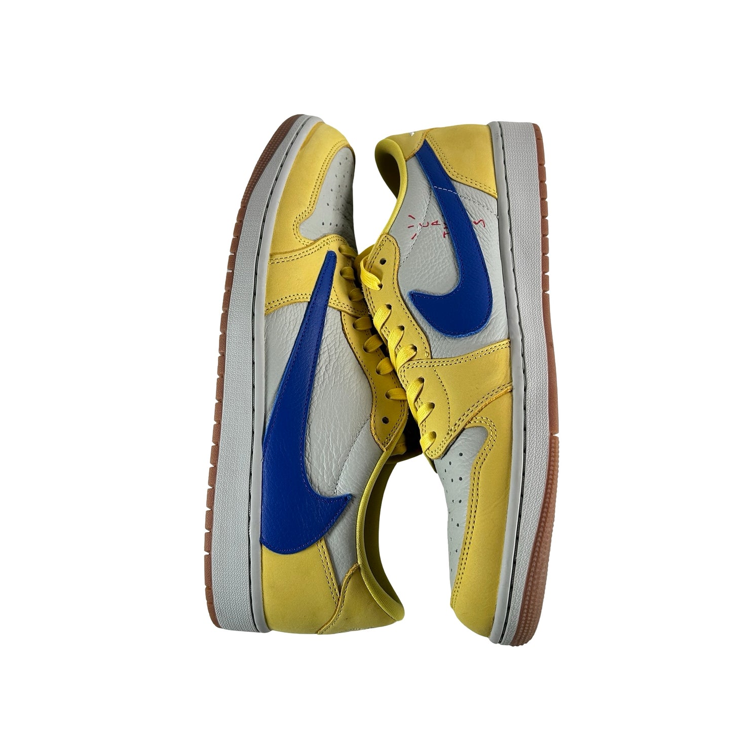 DZ4137 700 Jordan 1 Retro Low OG SP Travis Scott Canary (W) [USED] - 14.5 W (Used) (No Box)