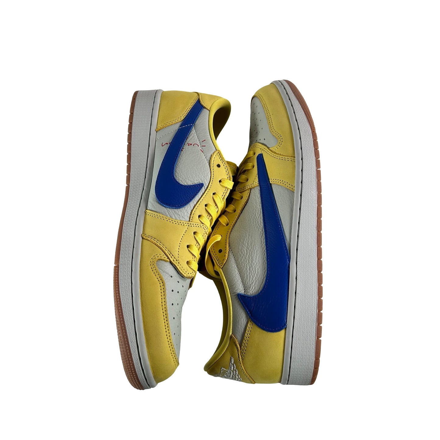 DZ4137 700 Jordan 1 Retro Low OG SP Travis Scott Canary (W) [USED] - 14.5 W (Used) (No Box)