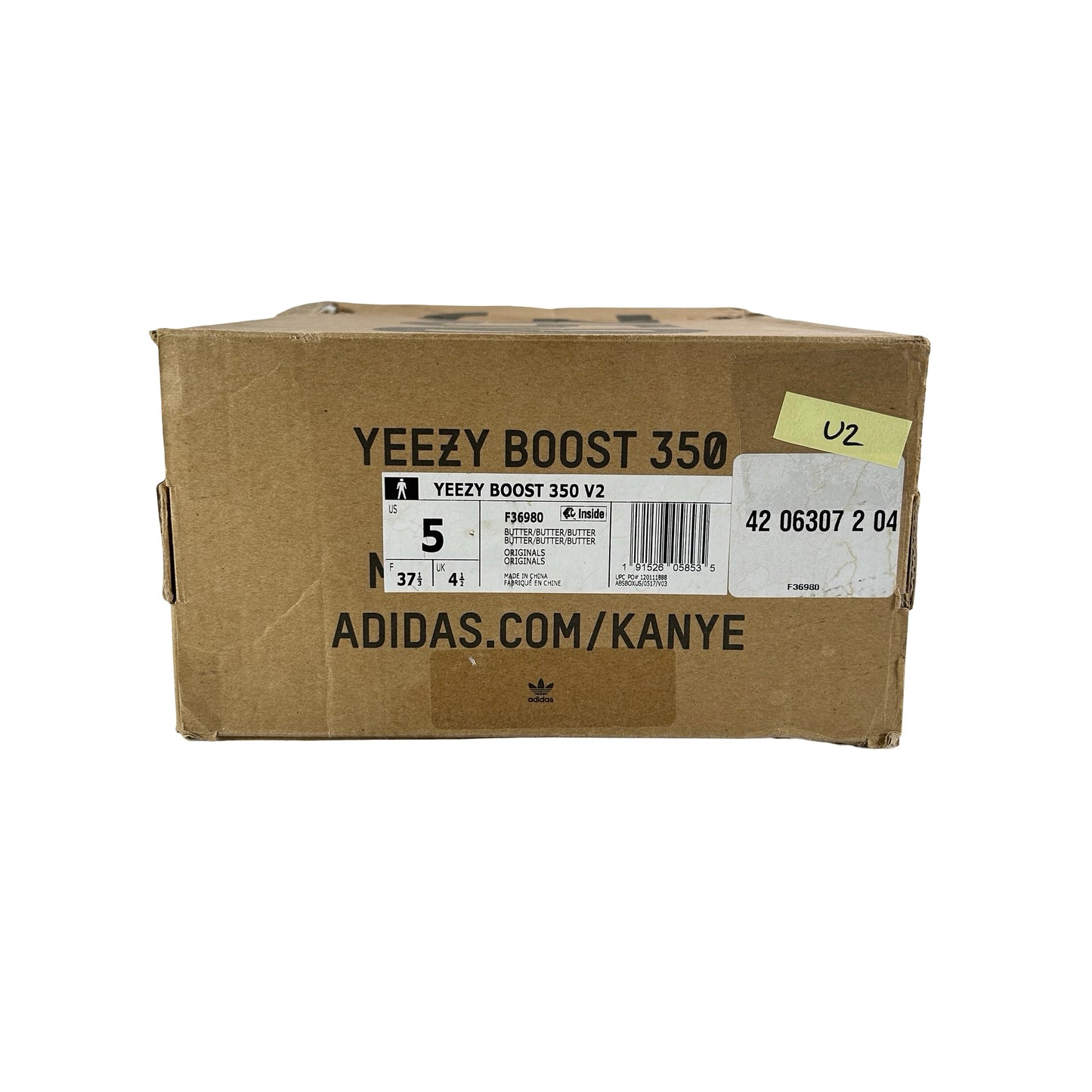 F36980 adidas Yeezy Boost 350 V2 Butter [USED] - 5 M (Used2)