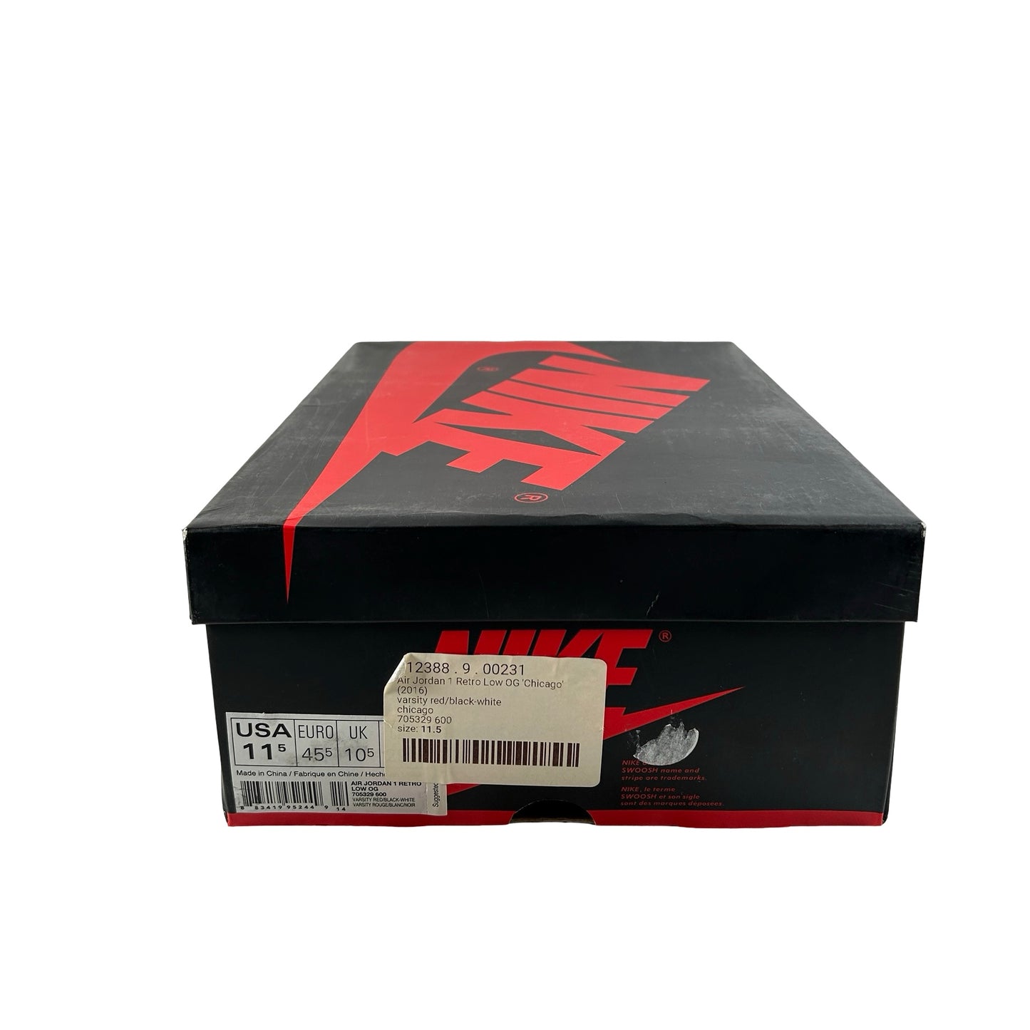 705329 600 Jordan 1 Retro Low Chicago (2016) [USED] - 11.5 M (Used)