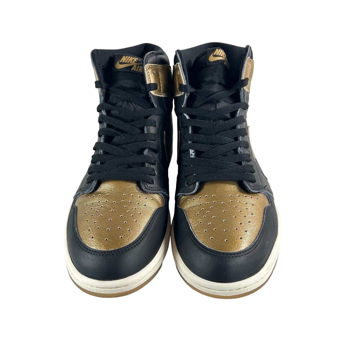 DZ5485 071 Jordan 1 Retro High OG Black Metallic Gold [USED] - 13 M (Used) (No Box)