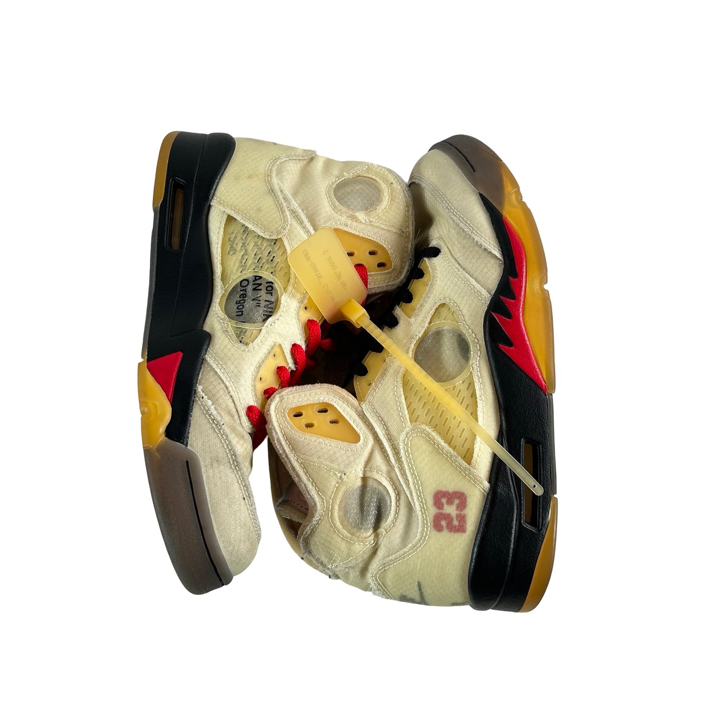 DH8565 100 Jordan 5 Off-White Sail [USED] - 9 M (Used6)