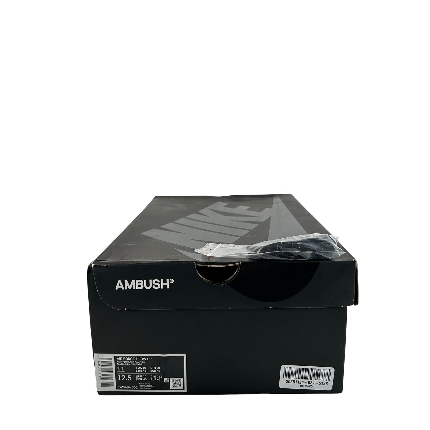 DV3464 002 Nike Air Force 1 Low SP AMBUSH Phantom [USED] - 11 M (Used)