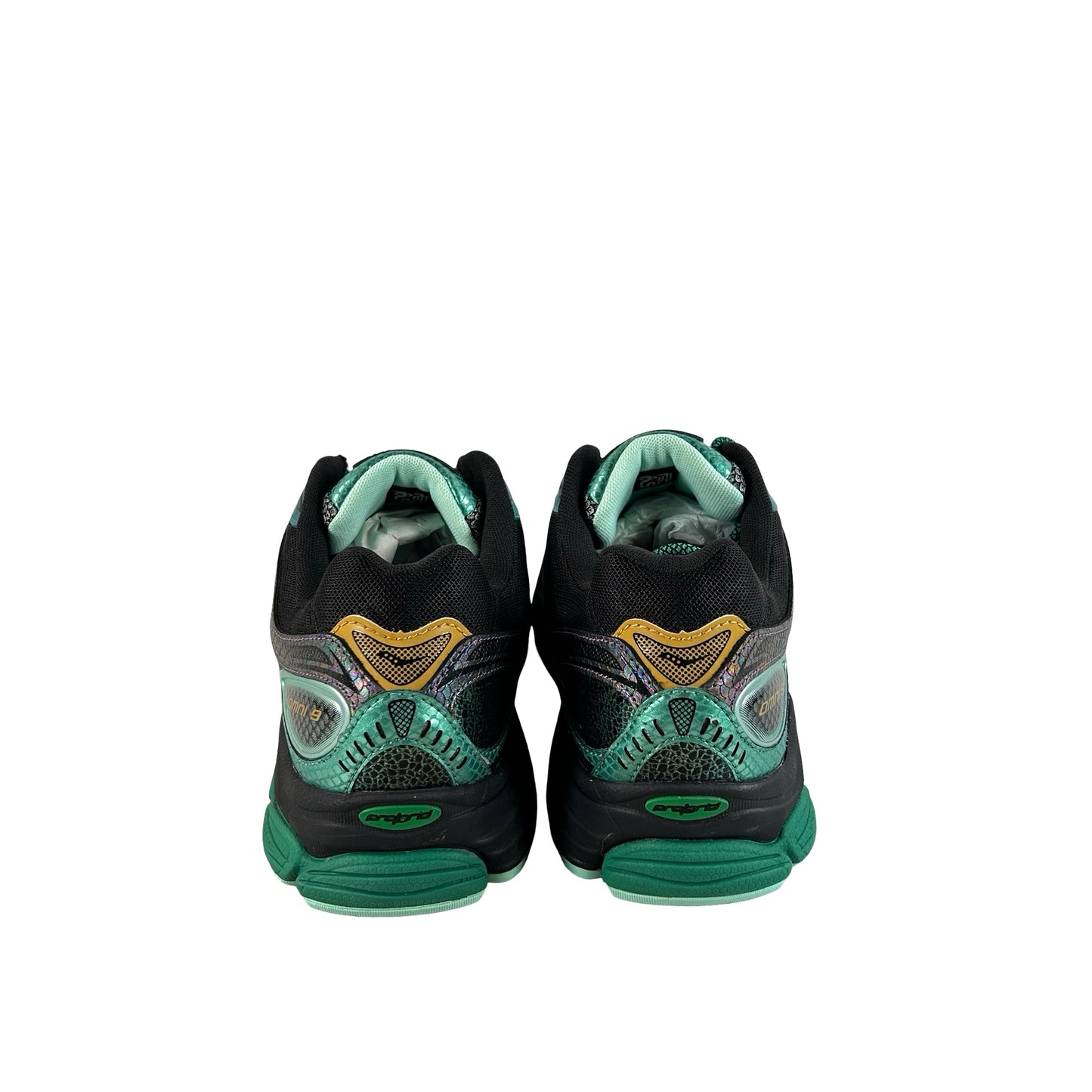 S70934 2 Saucony ProGrid Omni 9 Glowaconstrictor Green [USED] - 9.5 M (Used)