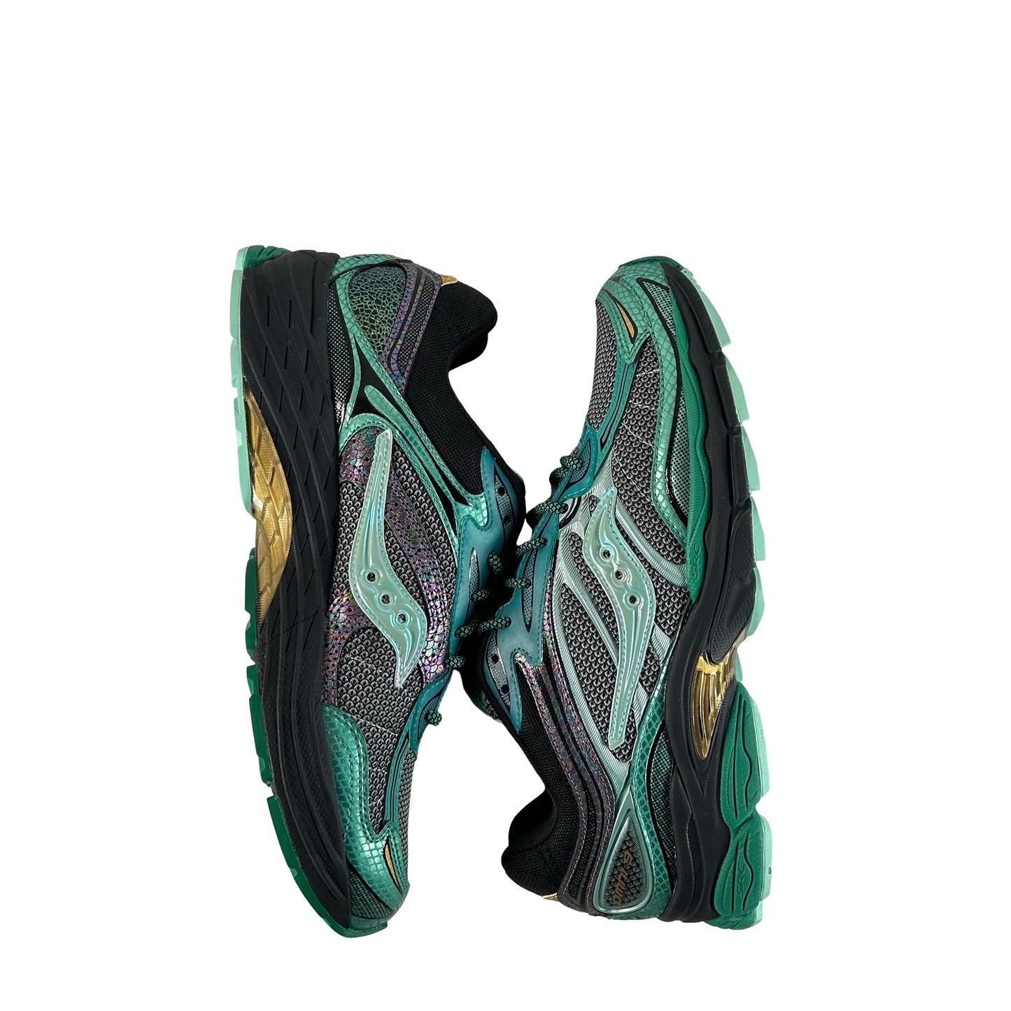 S70934 2 Saucony ProGrid Omni 9 Glowaconstrictor Green [USED] - 9.5 M (Used)