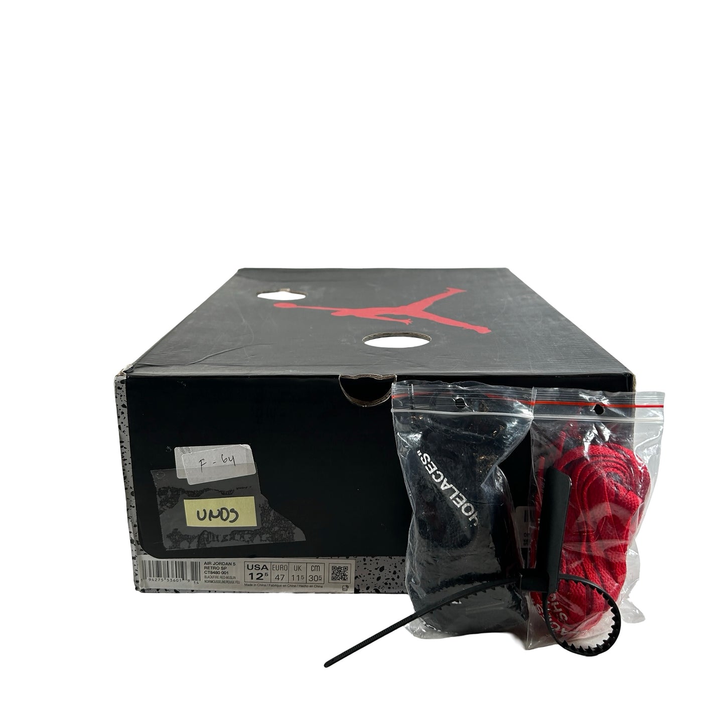 CT8480 001 Jordan 5 Off-White Black [USED] - 12.5 M (VNDS)