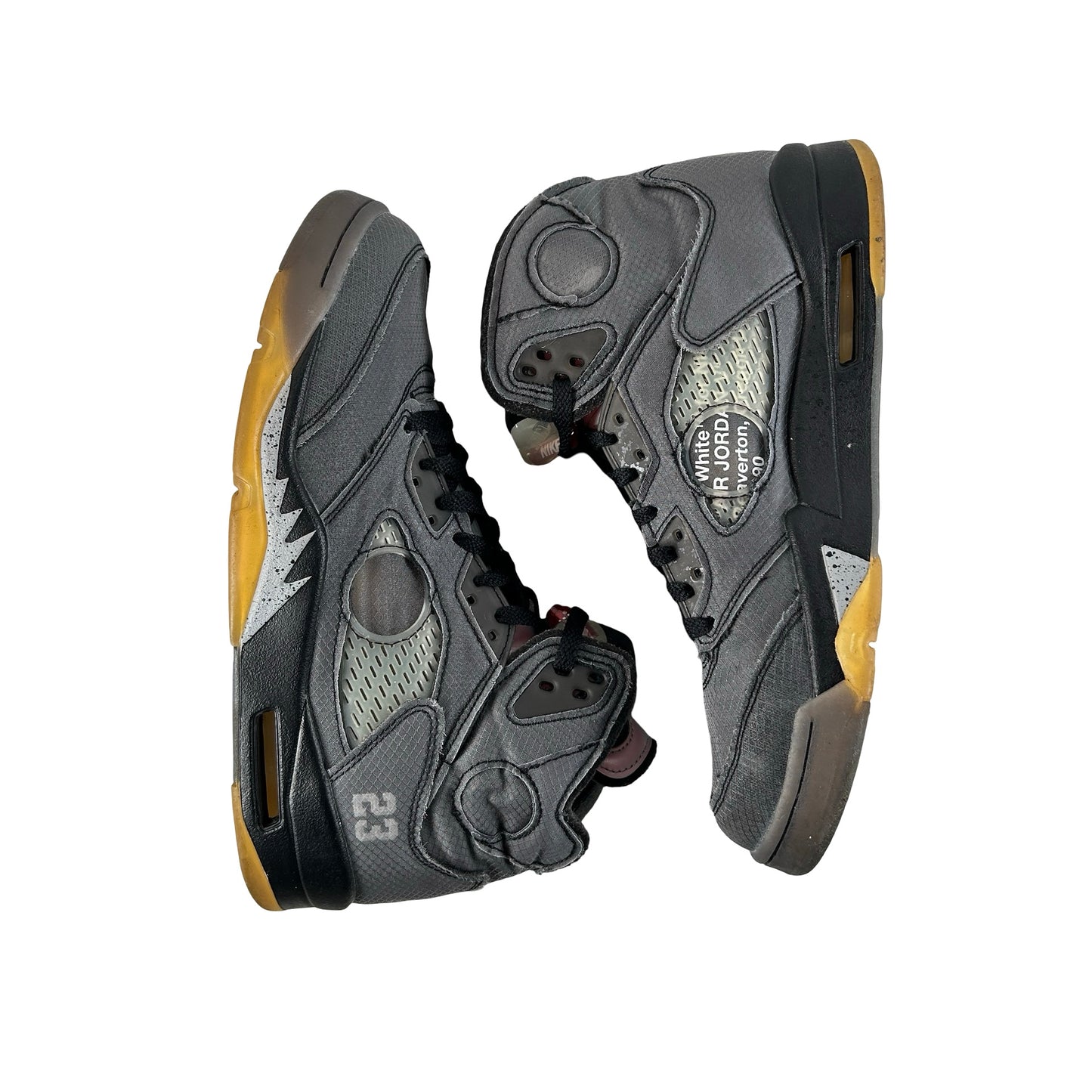 CT8480 001 Jordan 5 Off-White Black [USED] - 10.5 M (Used3)