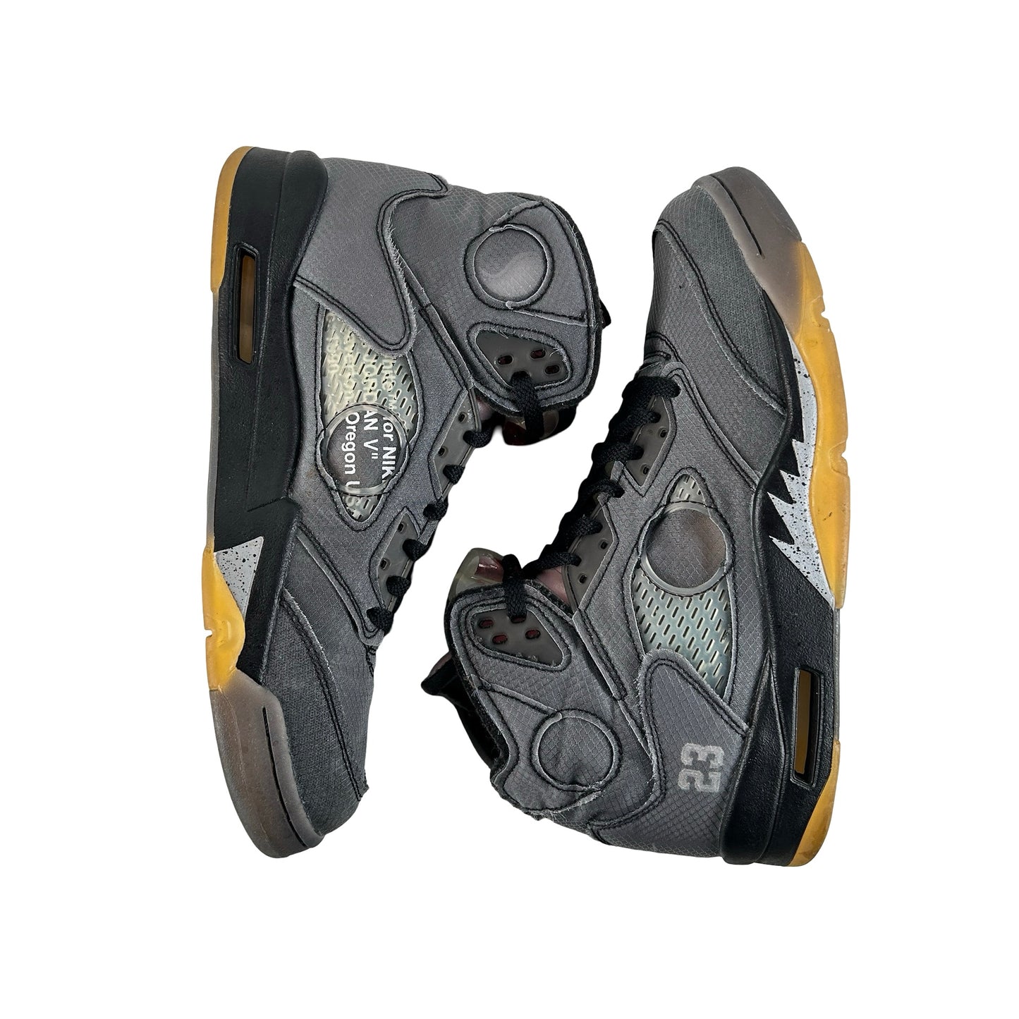CT8480 001 Jordan 5 Off-White Black [USED] - 10.5 M (Used3)