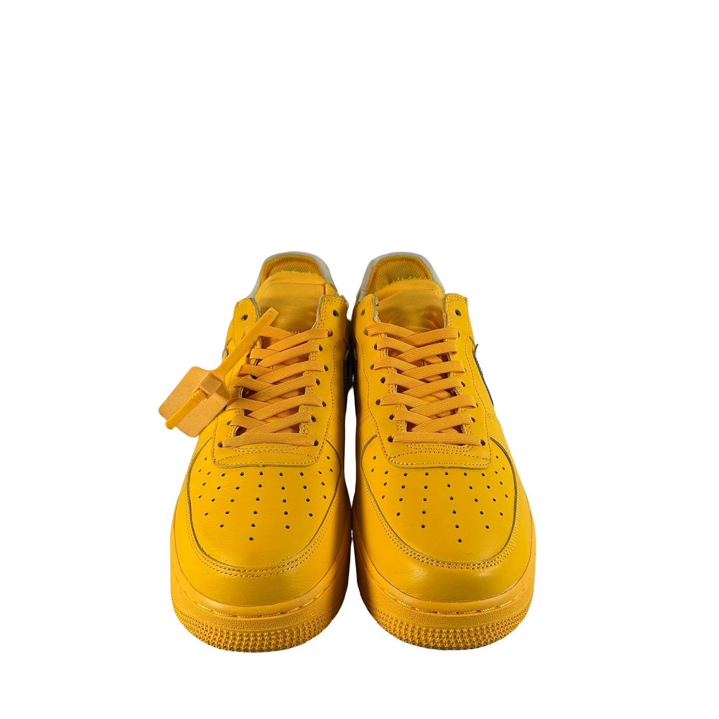 DD1876 700 Nike Air Force 1 Low Off-White ICA University Gold [USED] - 11 M (Used)