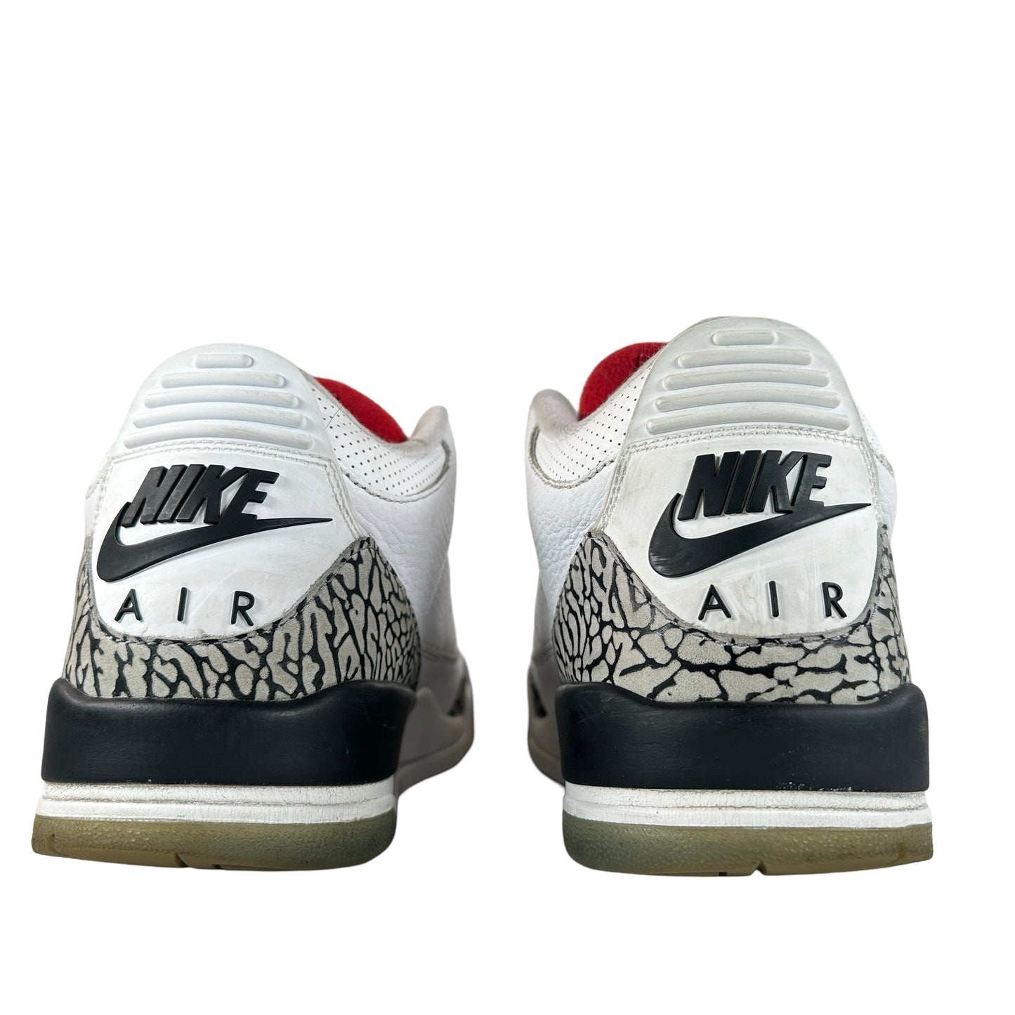 923096 101 Jordan 3 Retro Free Throw Line White Cement [USED] - 10 M (Used) (No Box)