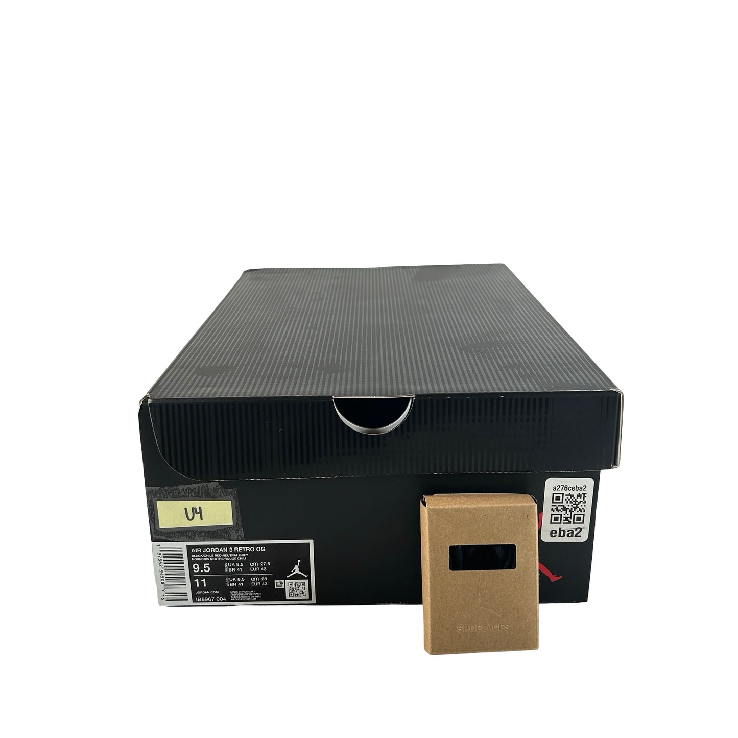 IB8967 004 Jordan 3 Retro OG Rare Air [USED] - 9.5 M (Used4)