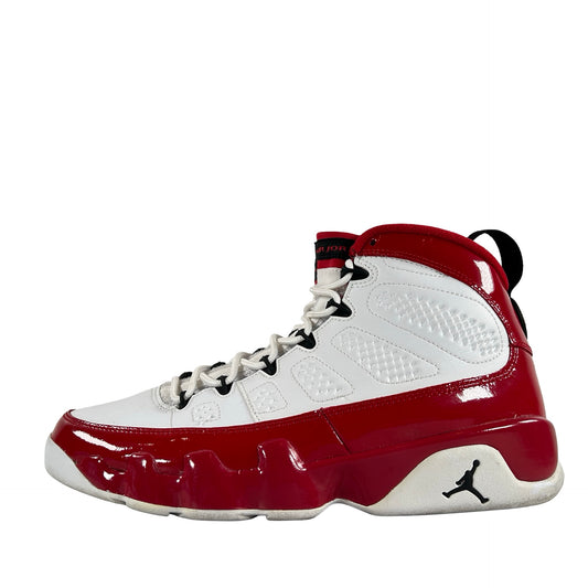 302370 160 Jordan 9 Retro White Gym Red [USED] - 8 M (Used) (No Box)