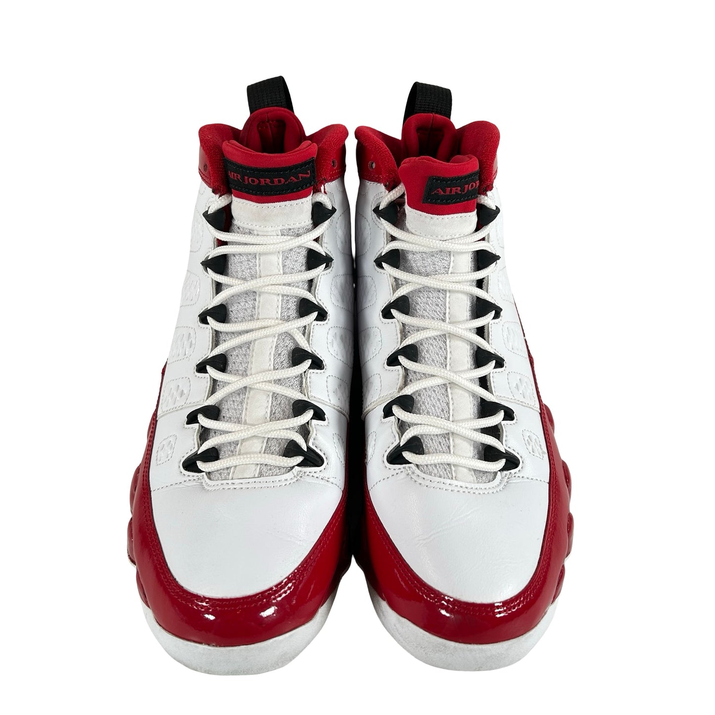302370 160 Jordan 9 Retro White Gym Red [USED] - 8 M (Used) (No Box)