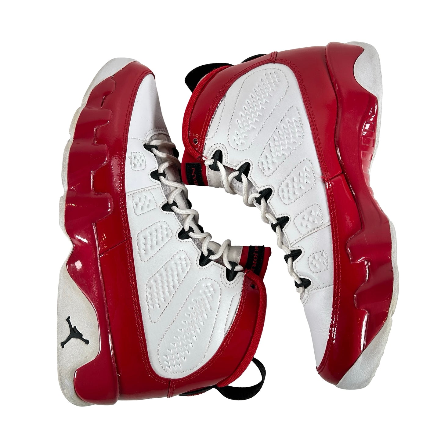 302370 160 Jordan 9 Retro White Gym Red [USED] - 8 M (Used) (No Box)
