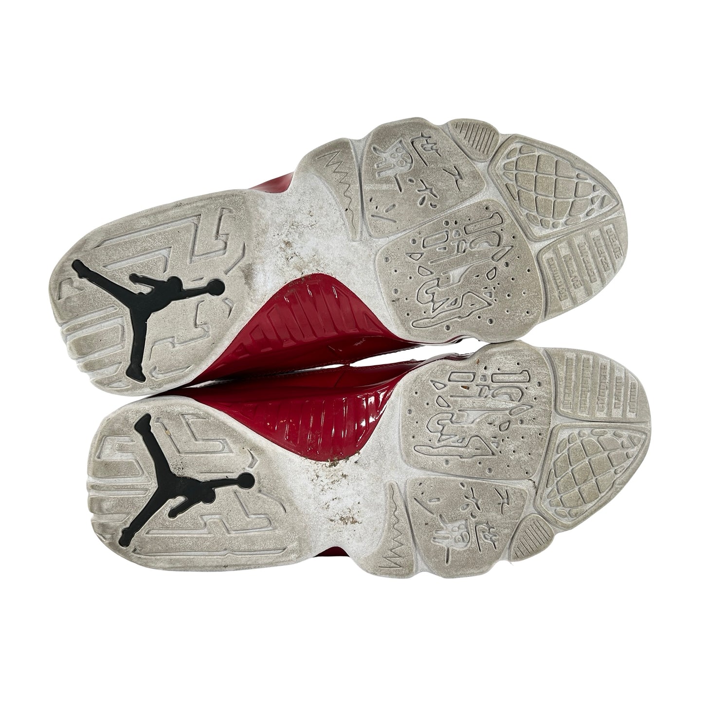 302370 160 Jordan 9 Retro White Gym Red [USED] - 8 M (Used) (No Box)