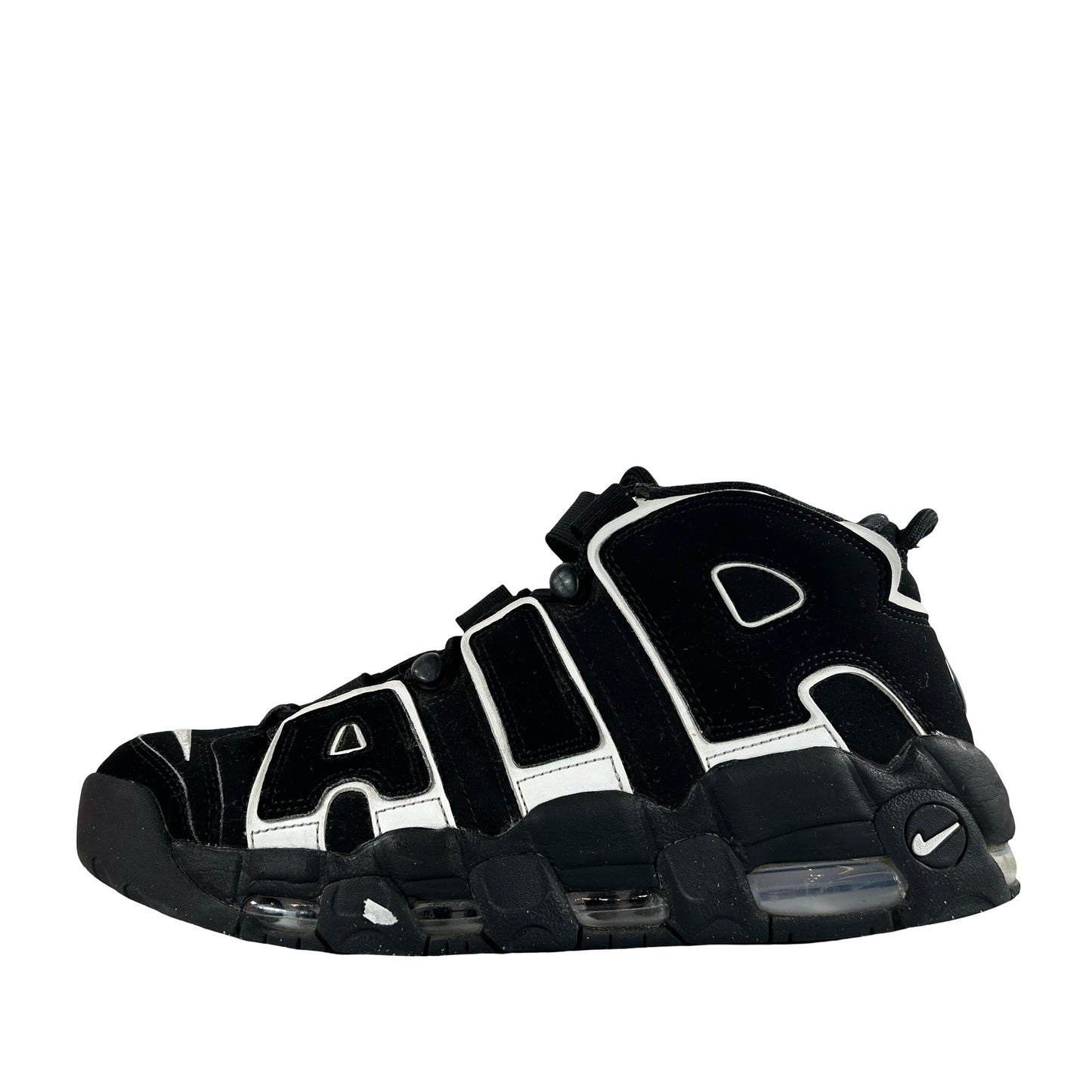 FV2291 001 Nike Air More Uptempo 96 Black White (2023) [USED] - 9 M (Used)