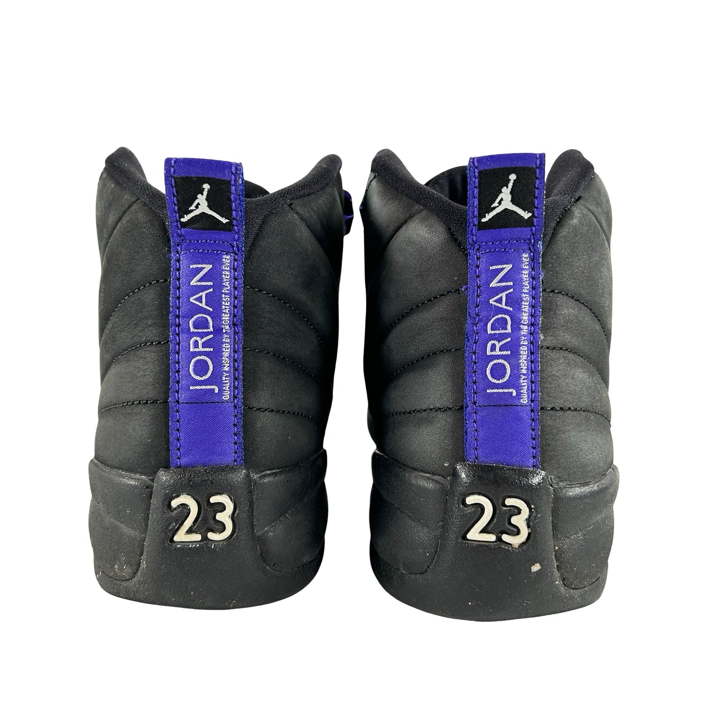 DH0905 005 Jordan 12 Retro Black Dark Concord (GS) [USED] - 6 Y (Used) (No Box)