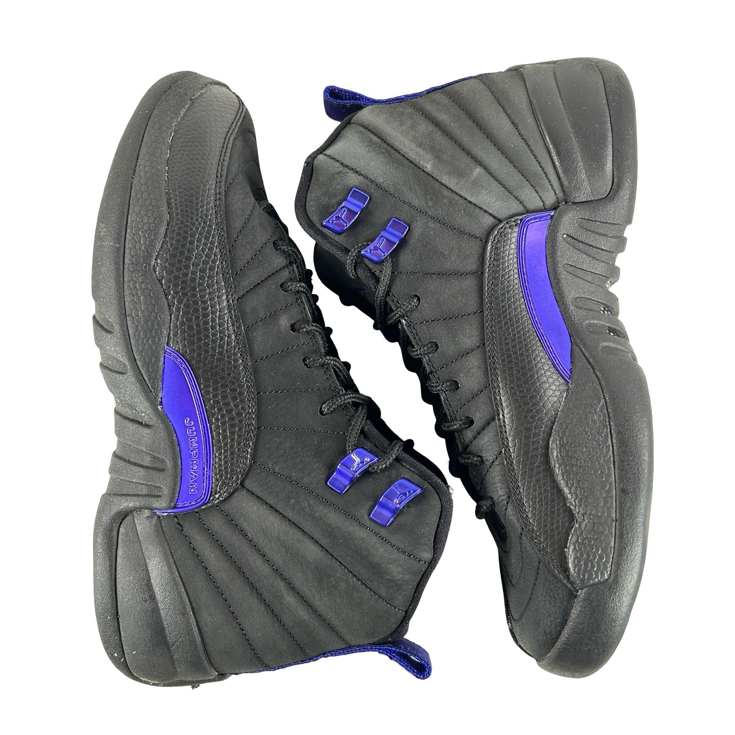 DH0905 005 Jordan 12 Retro Black Dark Concord (GS) [USED] - 6 Y (Used) (No Box)