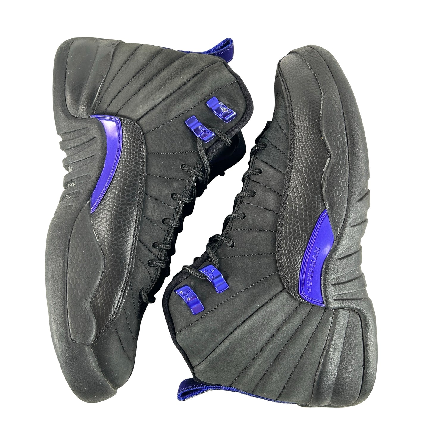 DH0905 005 Jordan 12 Retro Black Dark Concord (GS) [USED] - 6 Y (Used) (No Box)
