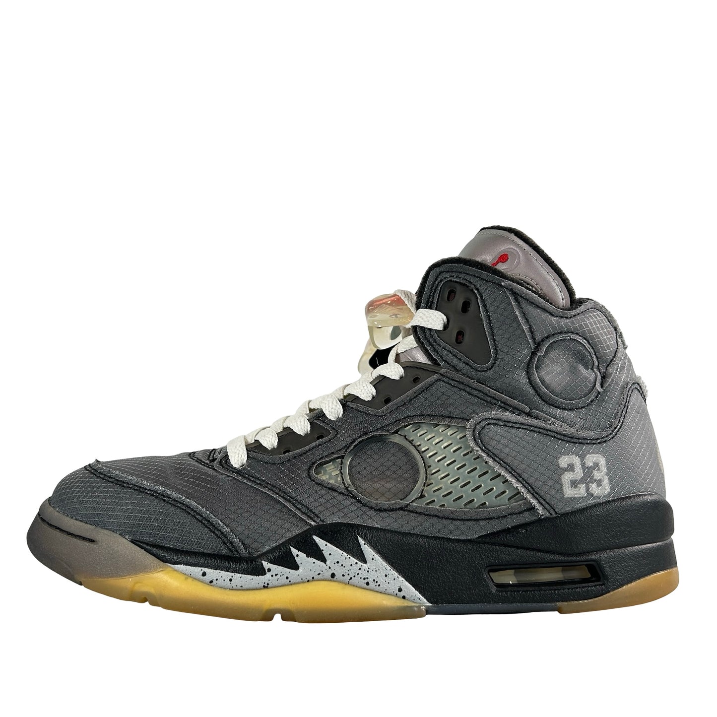 CT8480 001 Jordan 5 Off-White Black [USED] - 8 M (Used5)