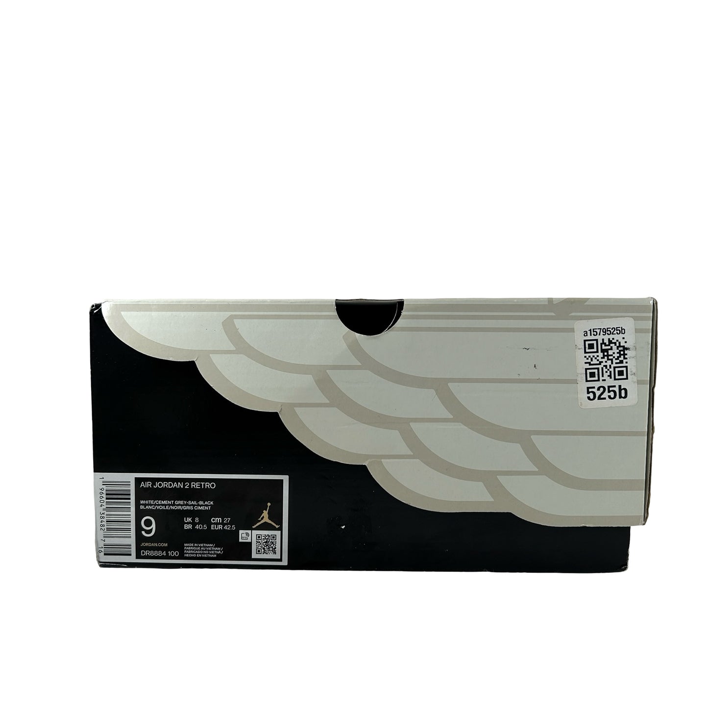 DR8884 100 Jordan 2 Retro Cement Grey [USED] - 9 M (Used)