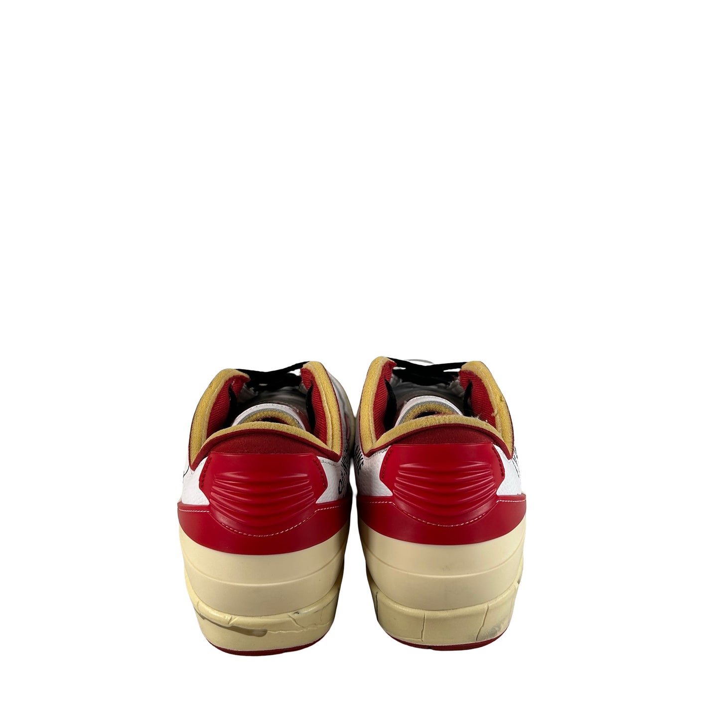DJ4375 106 Jordan 2 Retro Low SP Off-White White Red [USED] - 10 M (Used3)