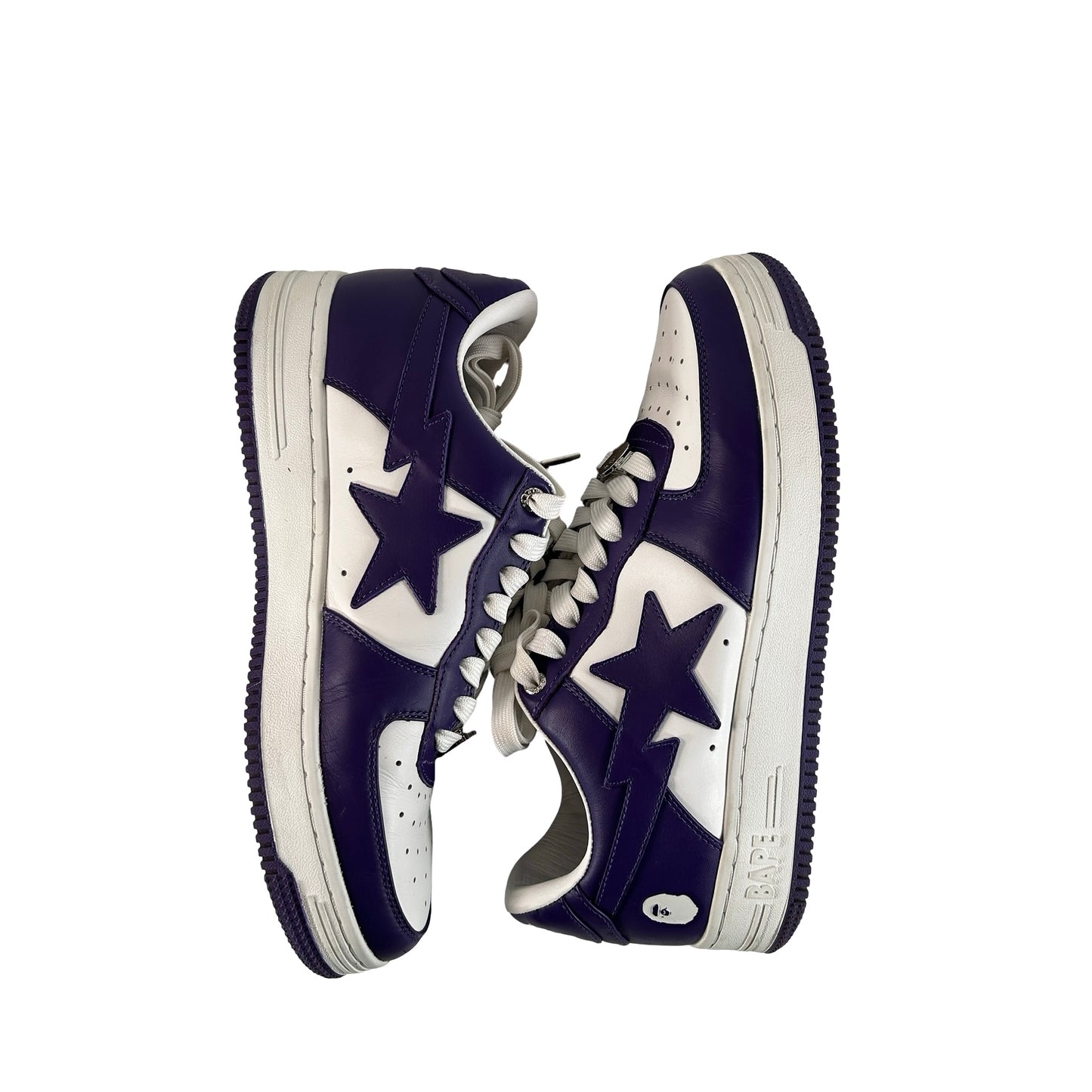 1I70 191 007 A Bathing Ape Bape Sta White Purple (2022) [USED] - 9.5 M (Used)